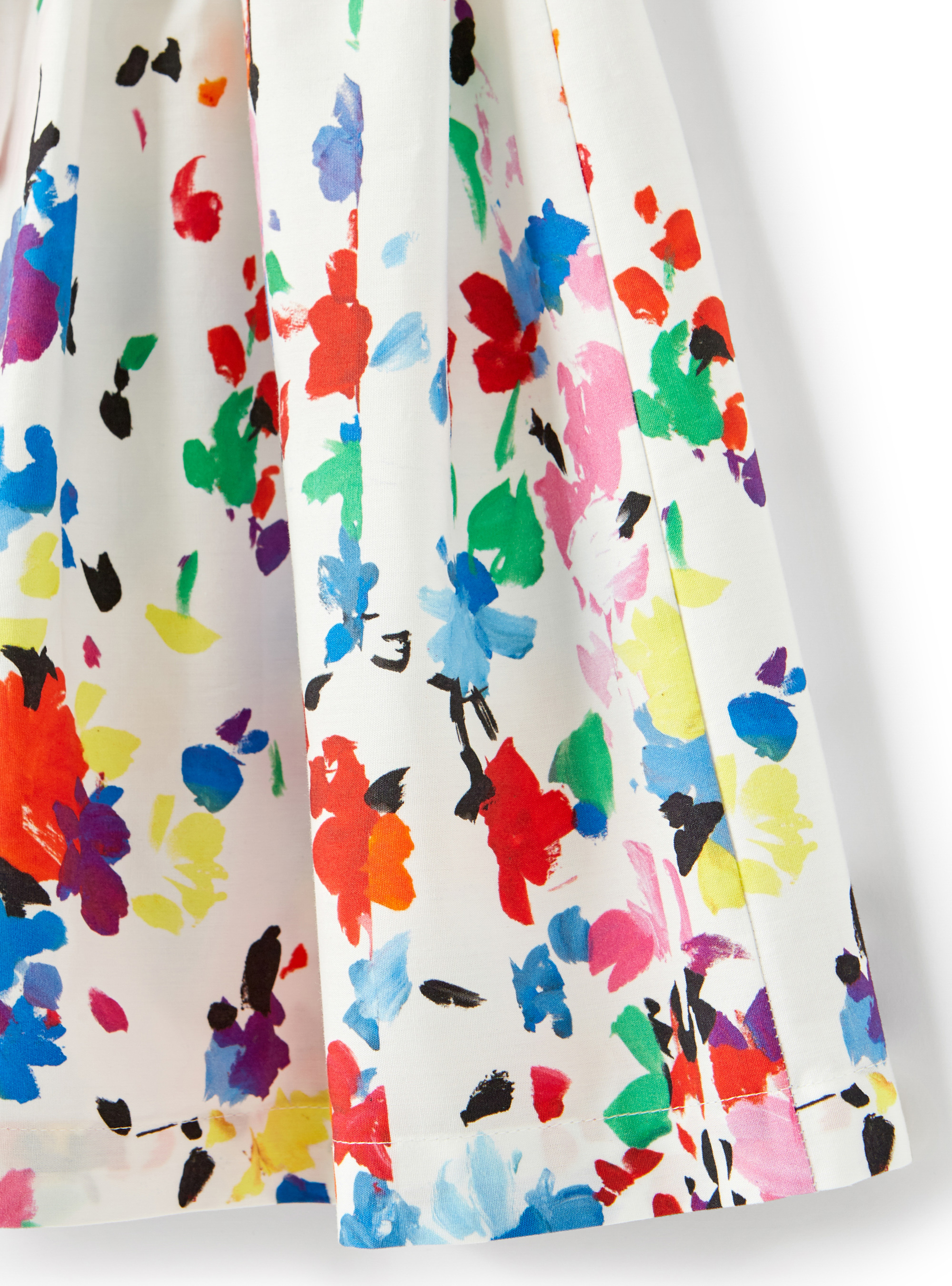 Dress with exclusive floral print - Multicolor | Il Gufo