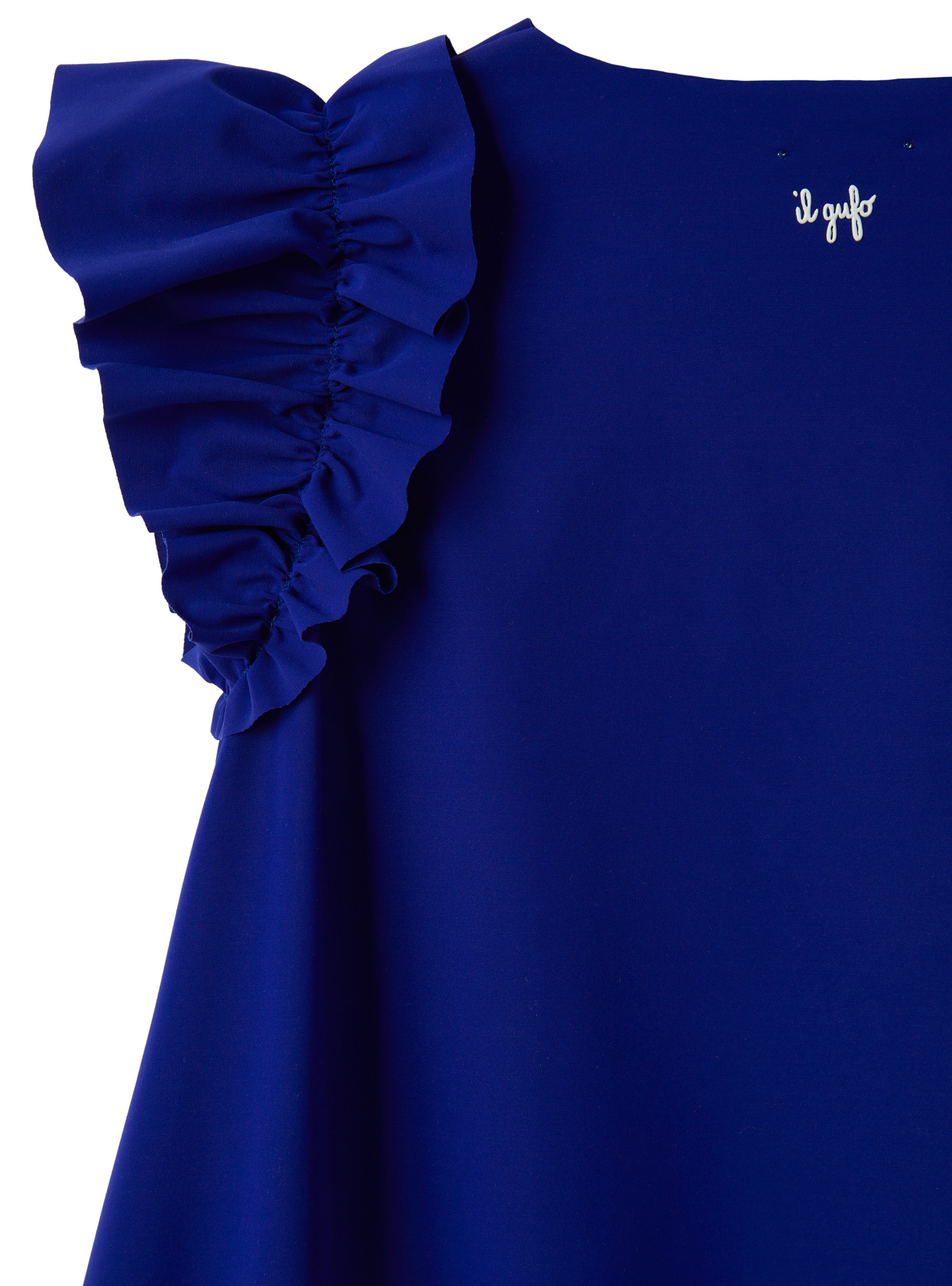 Robe en Sensitive® Fabrics bleue bleuet - Bleu | Il Gufo