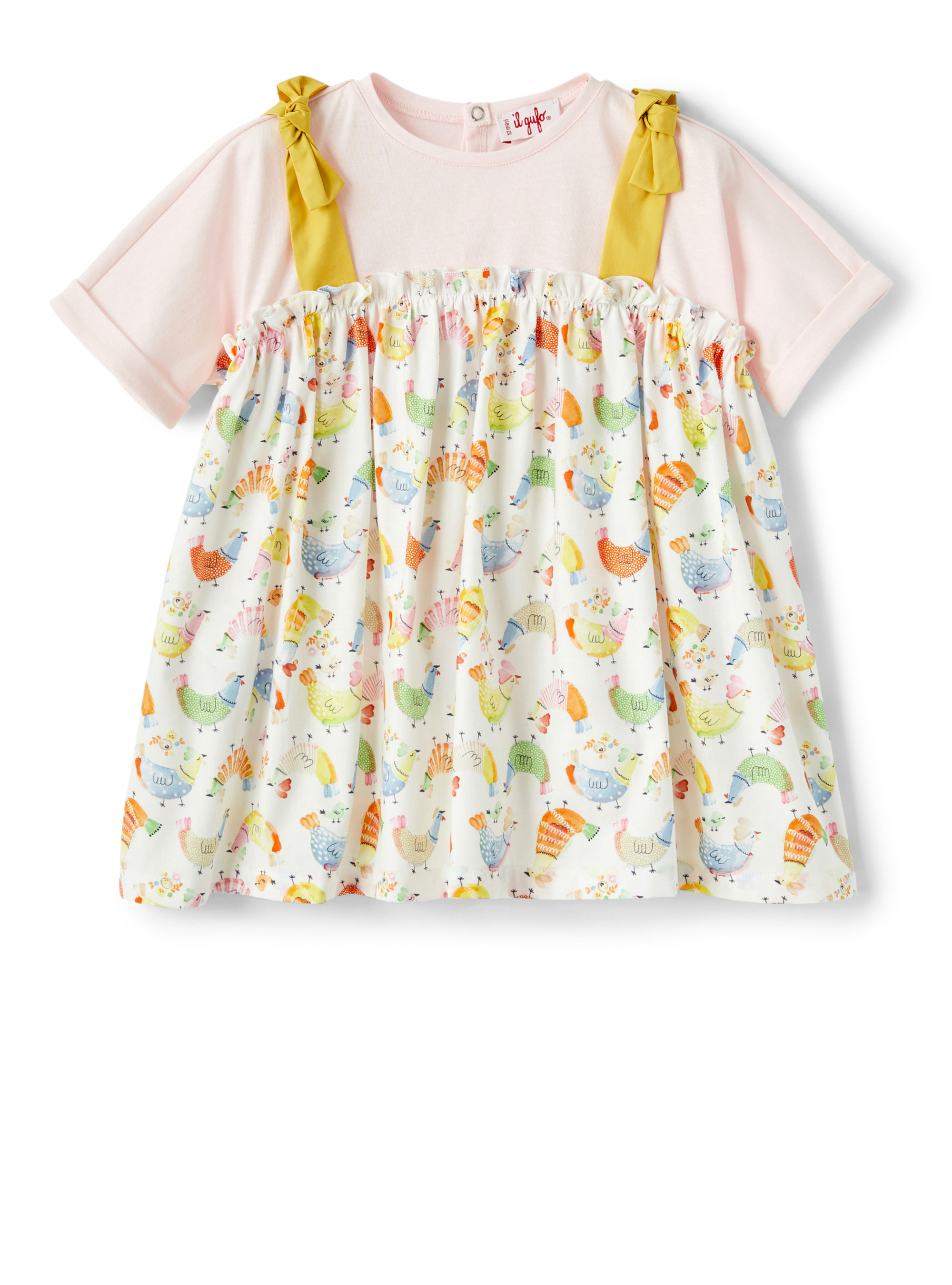 Organic cotton dress with print - Dresses - Il Gufo