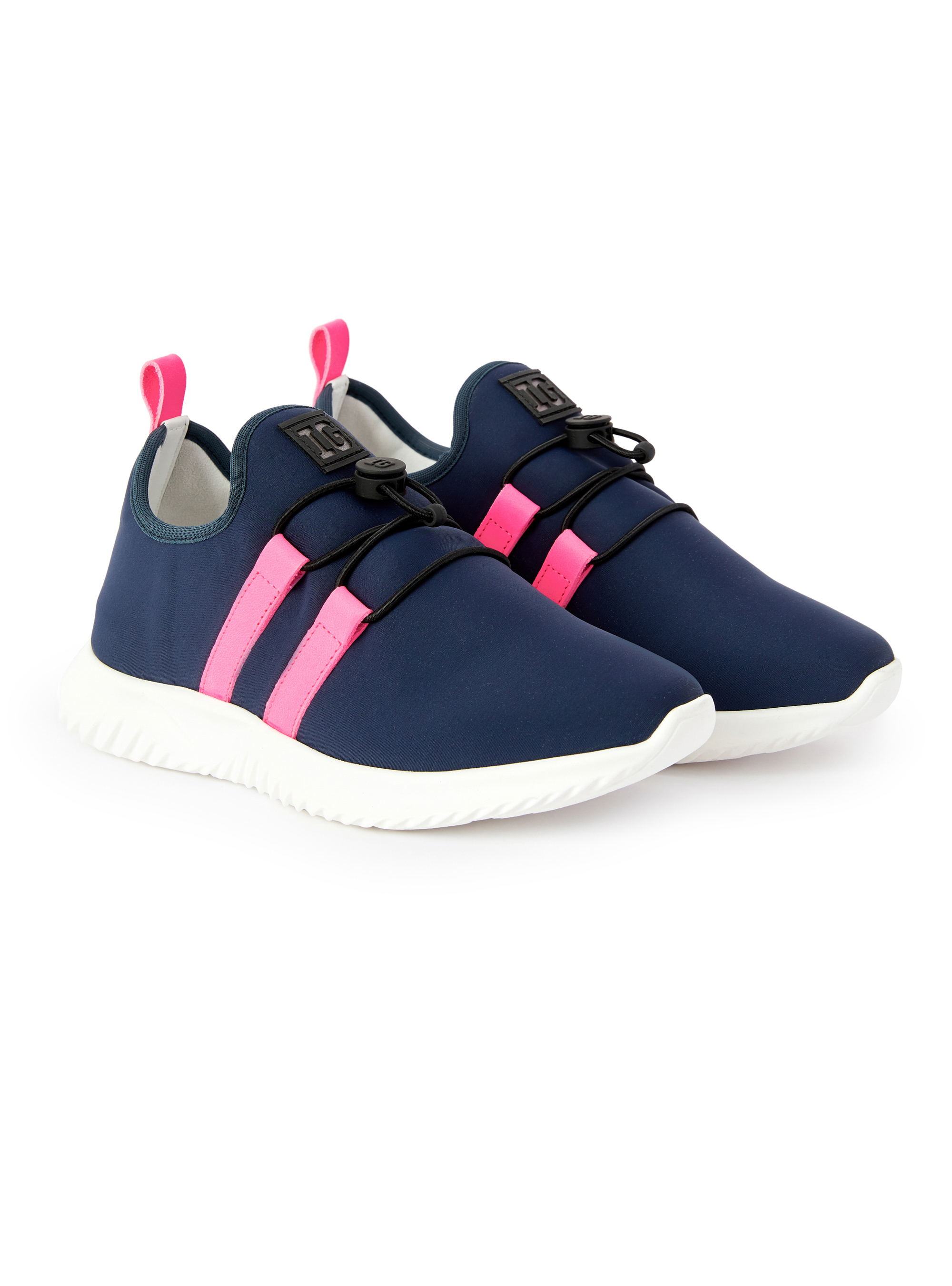 Neoprene sneakers with fuchsia inserts - Shoes - Il Gufo