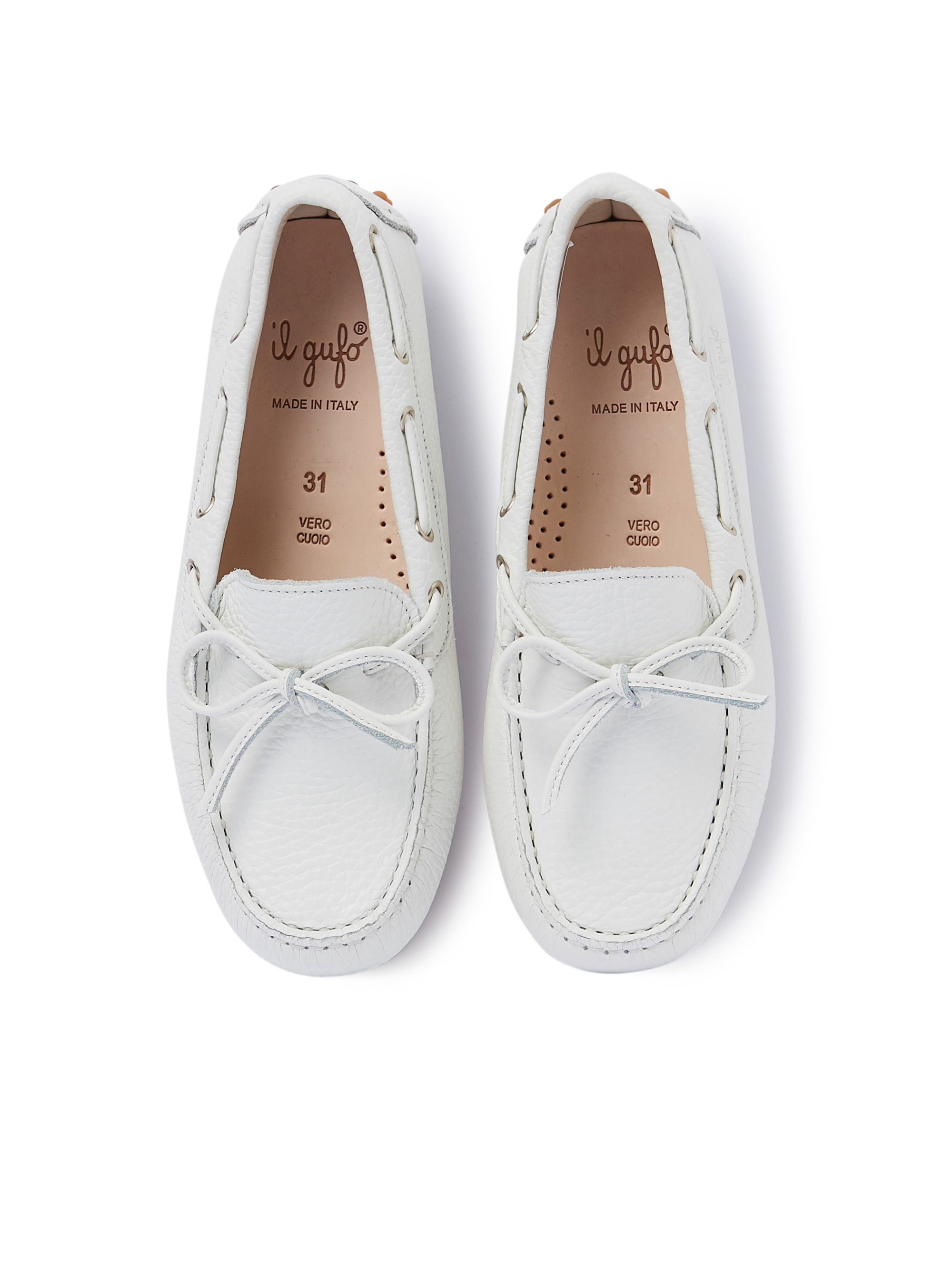 White leather loafers - White | Il Gufo