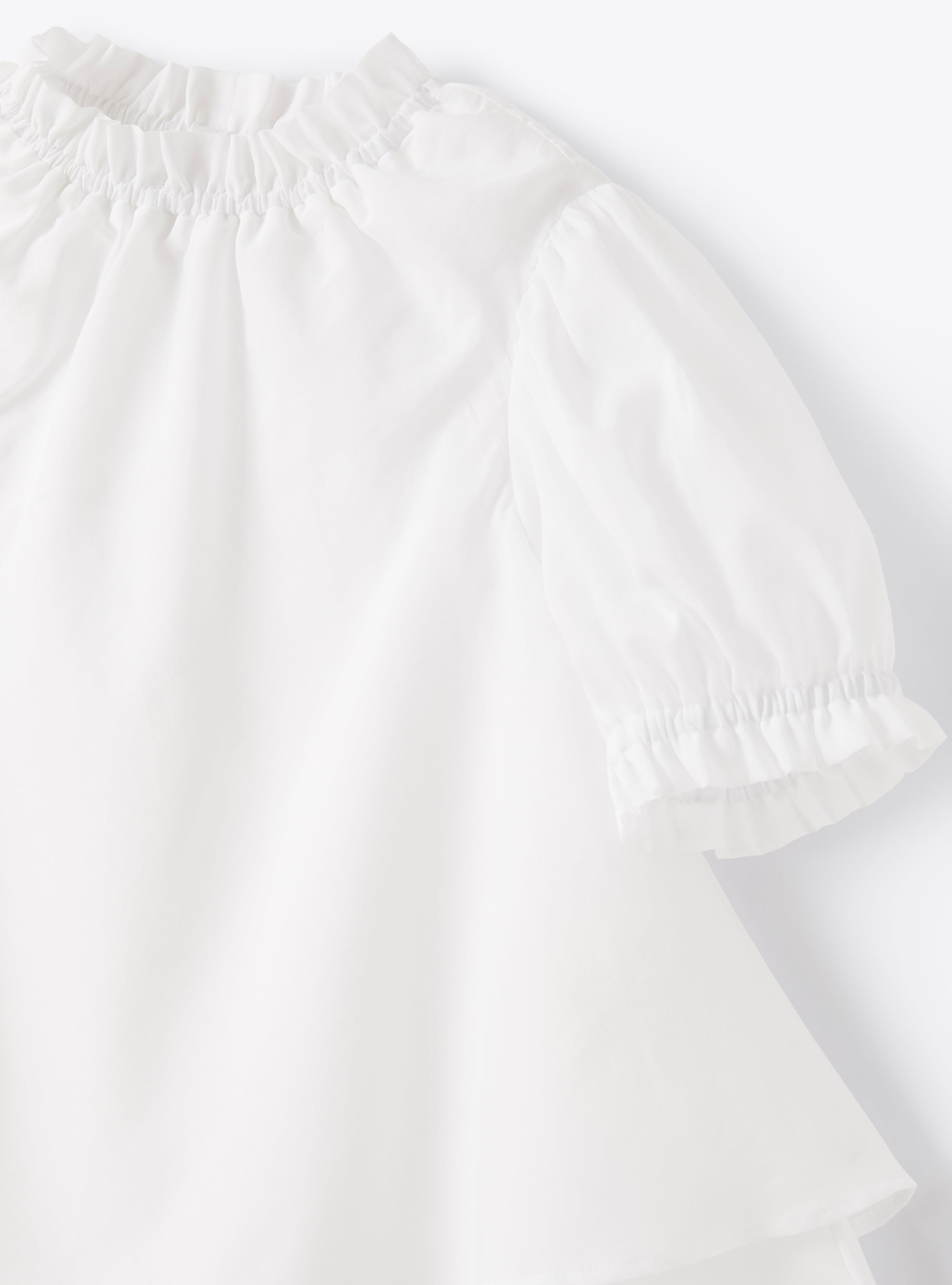 Shirt in cotton voile - White | Il Gufo