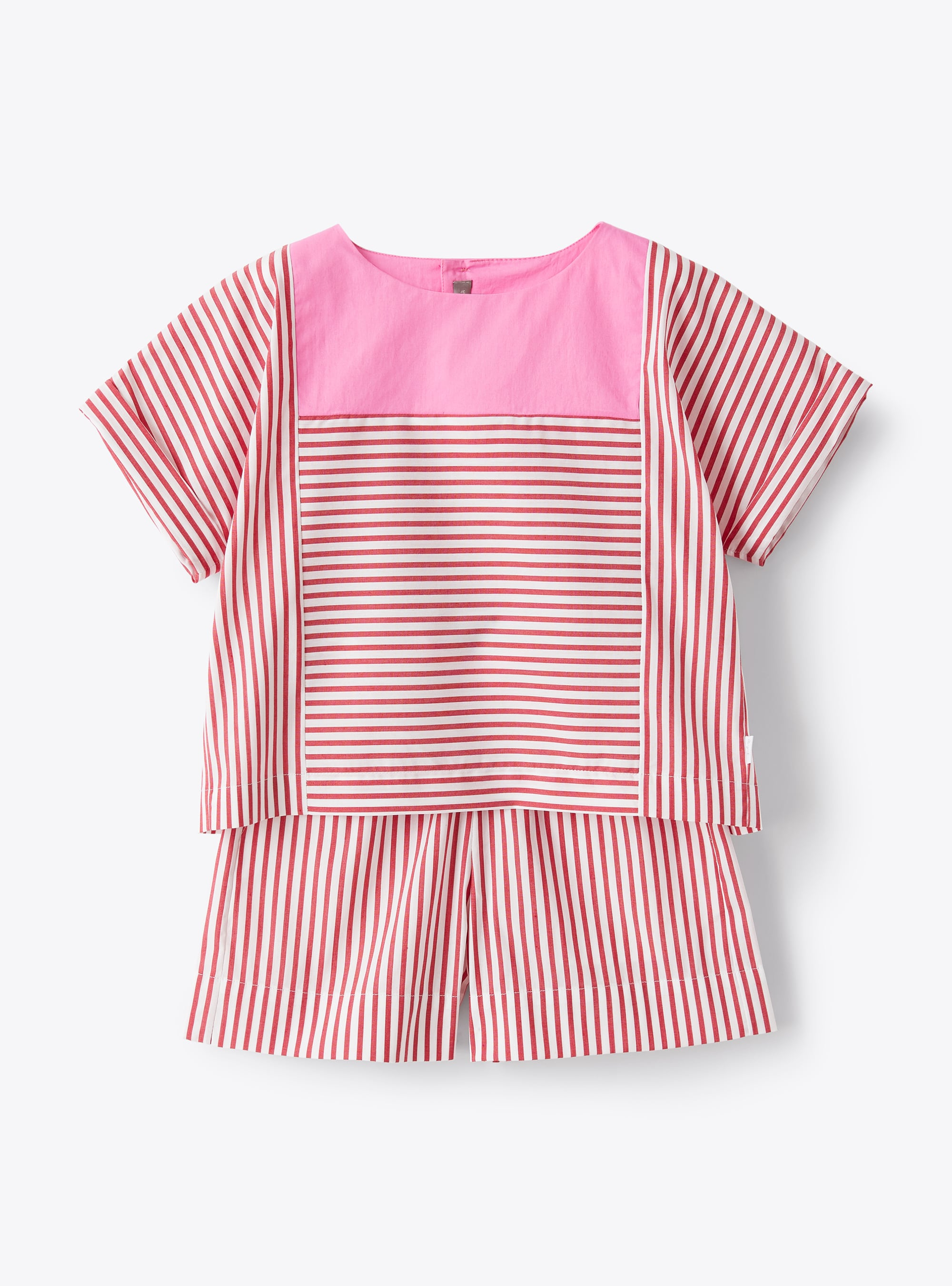 Two-piece set in striped cotton - Two-piece sets - Il Gufo