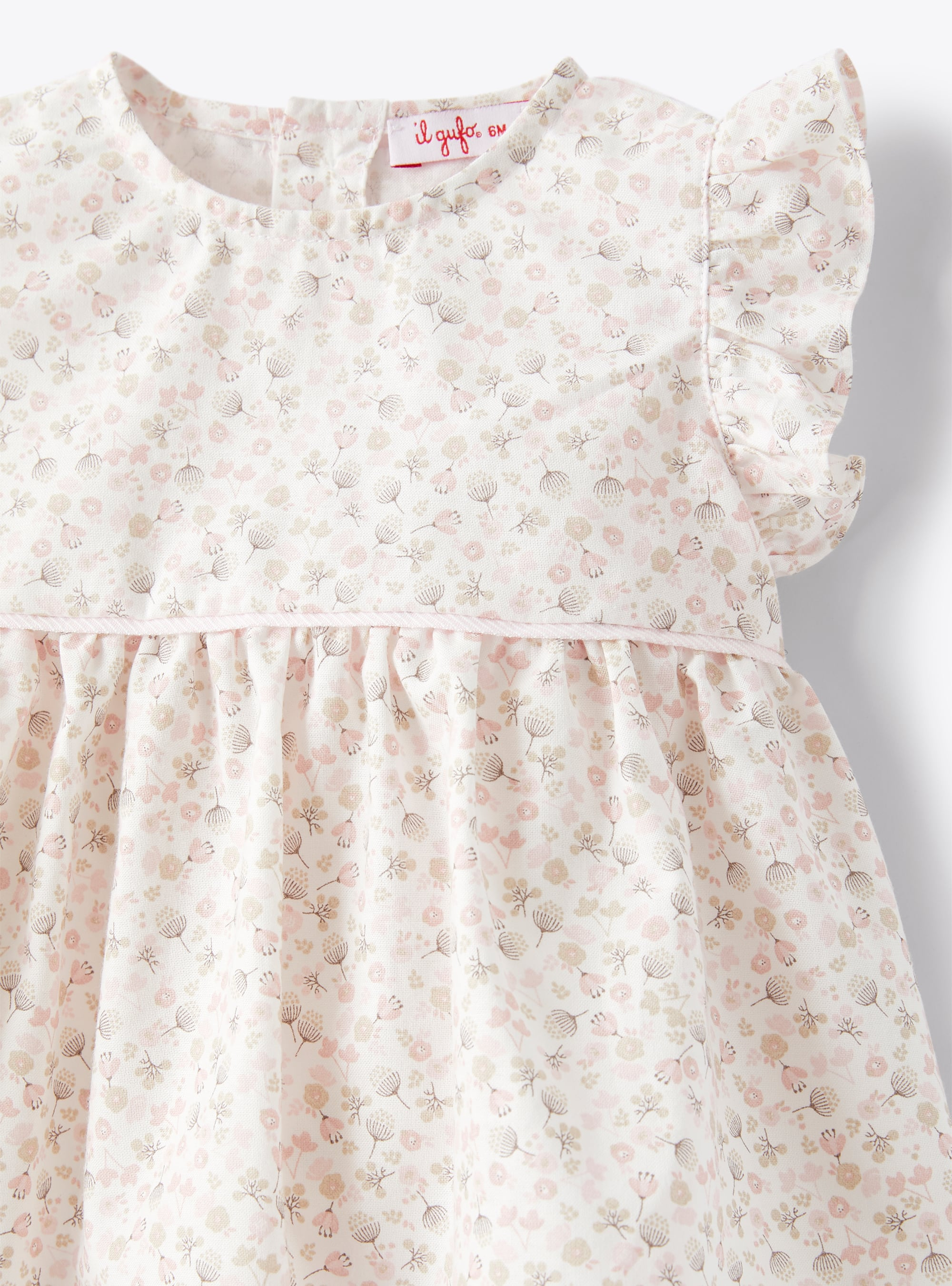 Two-piece set in organic cotton - Pink | Il Gufo
