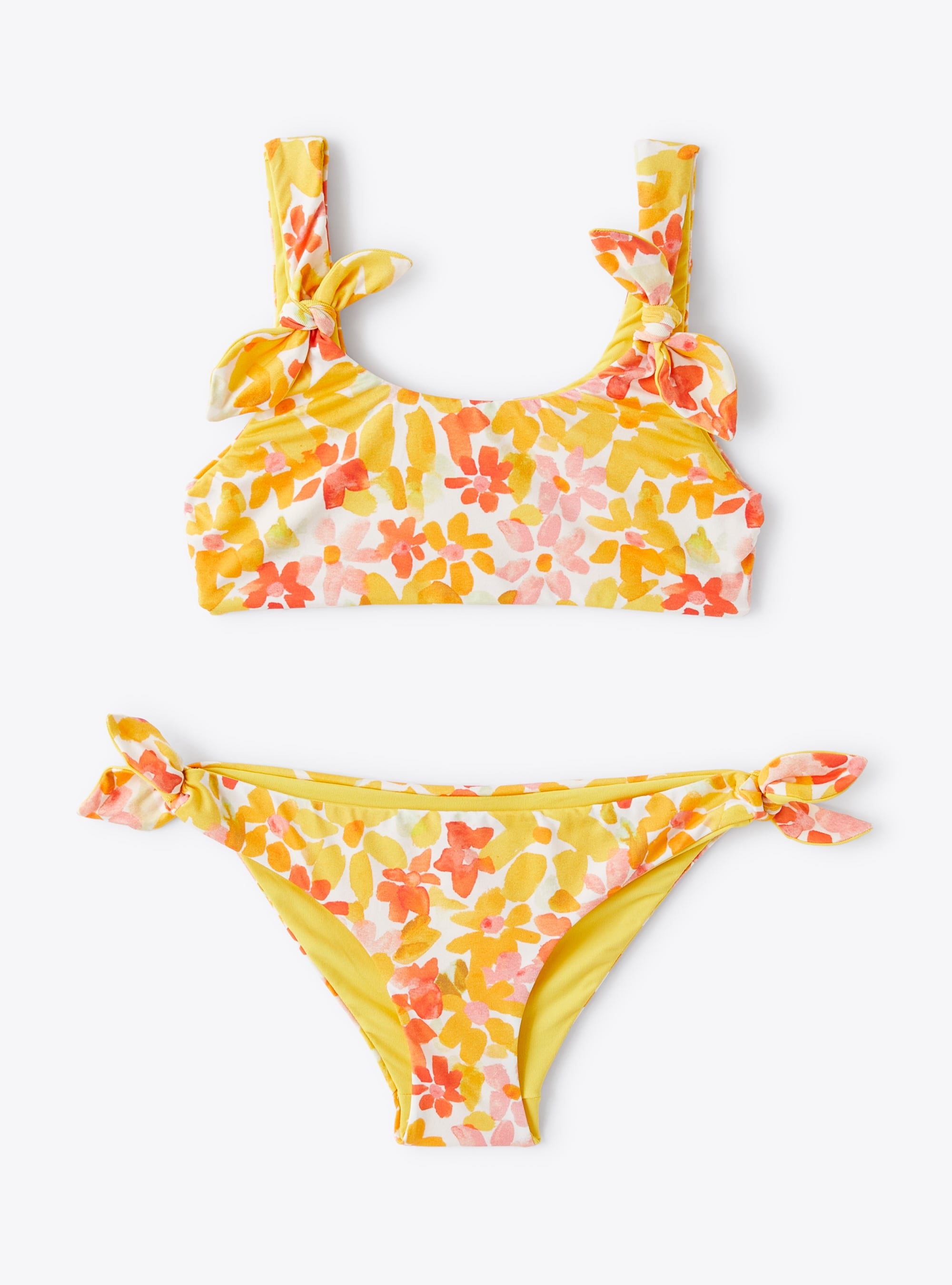 Two-piece swimsuit with floral print - Swimwear - Il Gufo