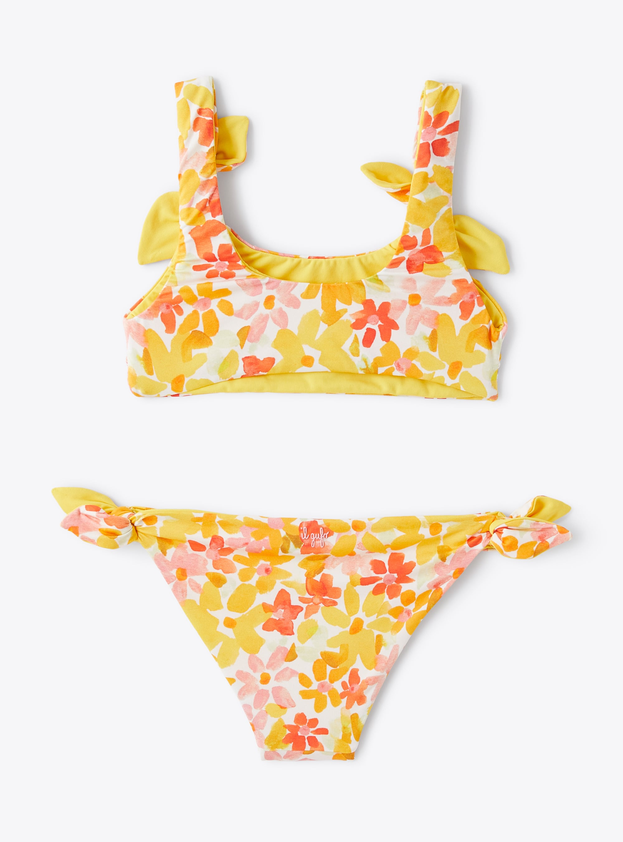 Two-piece swimsuit with floral print - MULTICOLOR | Il Gufo