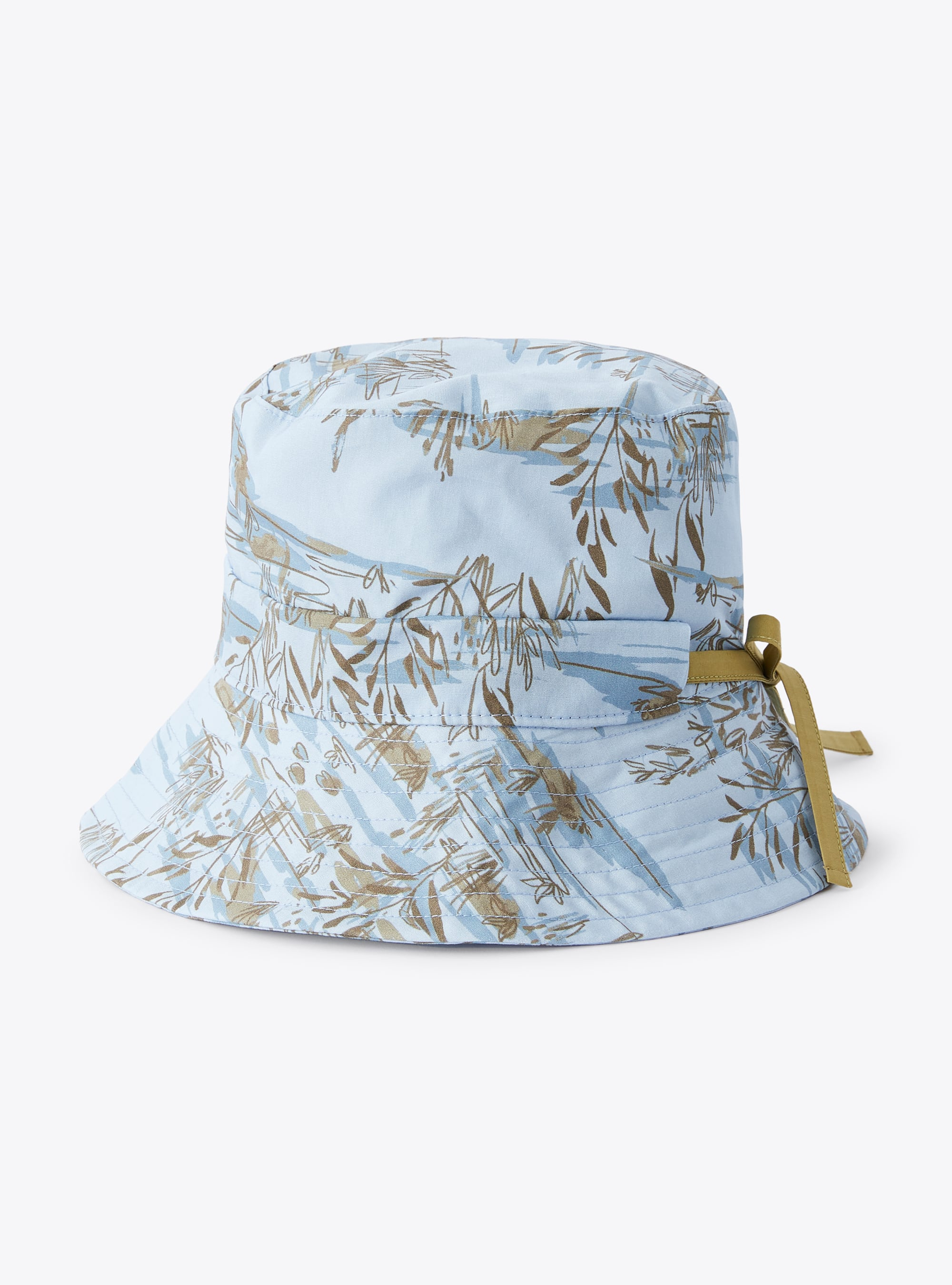 Fisherman hat with exclusive print design - Light blue | Il Gufo