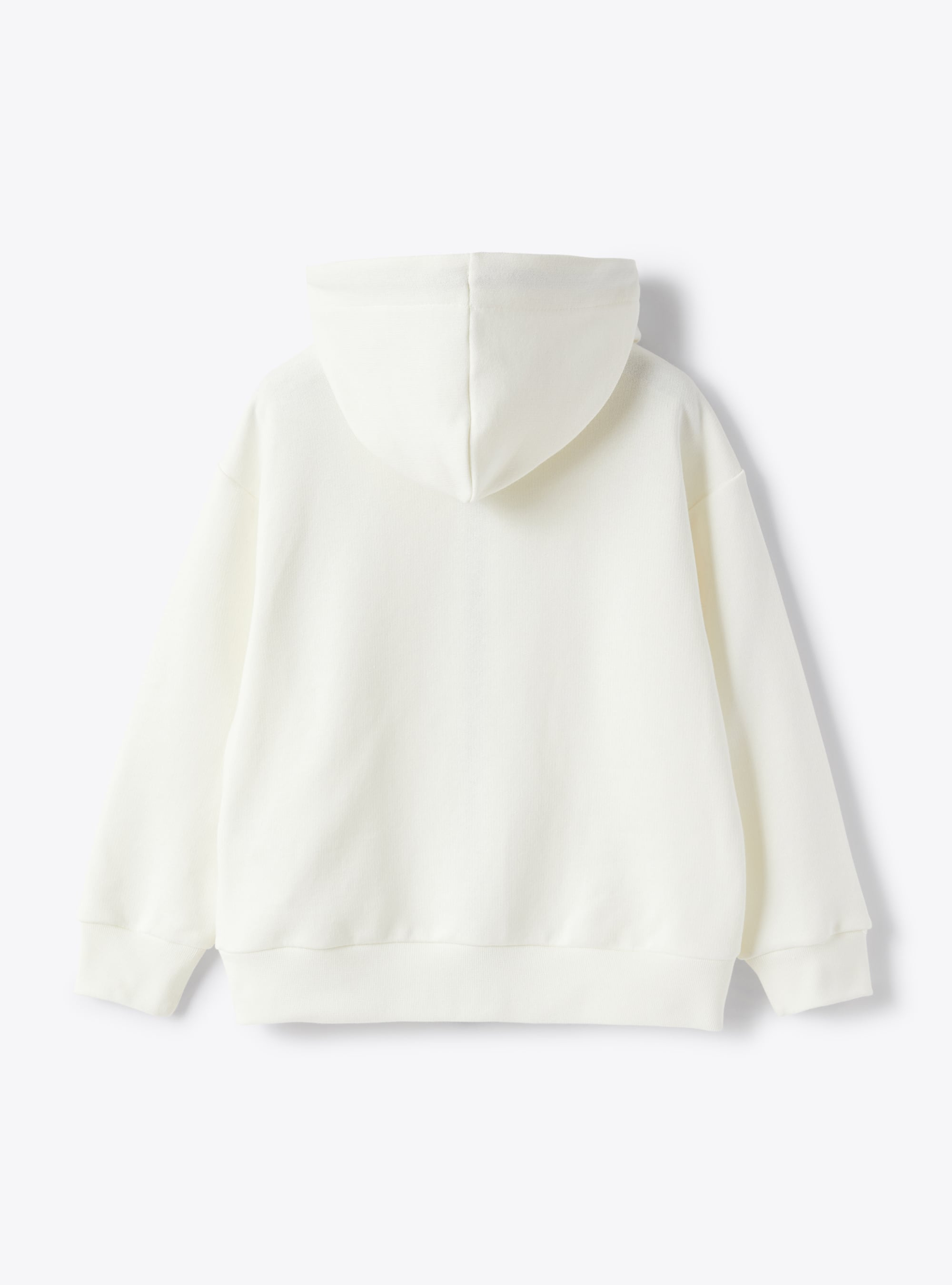 Zip-front fleece jacket in white - White | Il Gufo