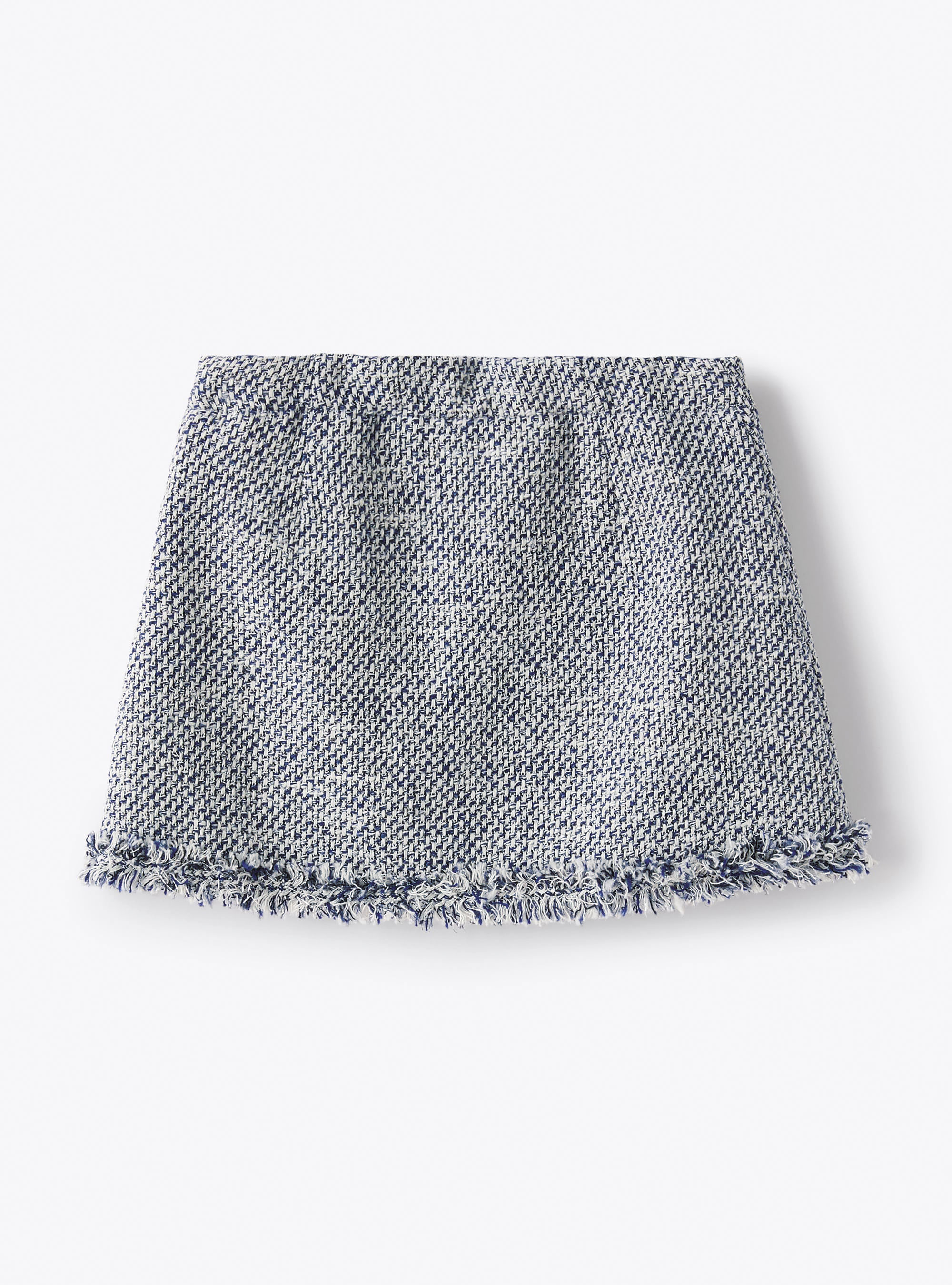 Jupe en coton natté - Bleu | Il Gufo