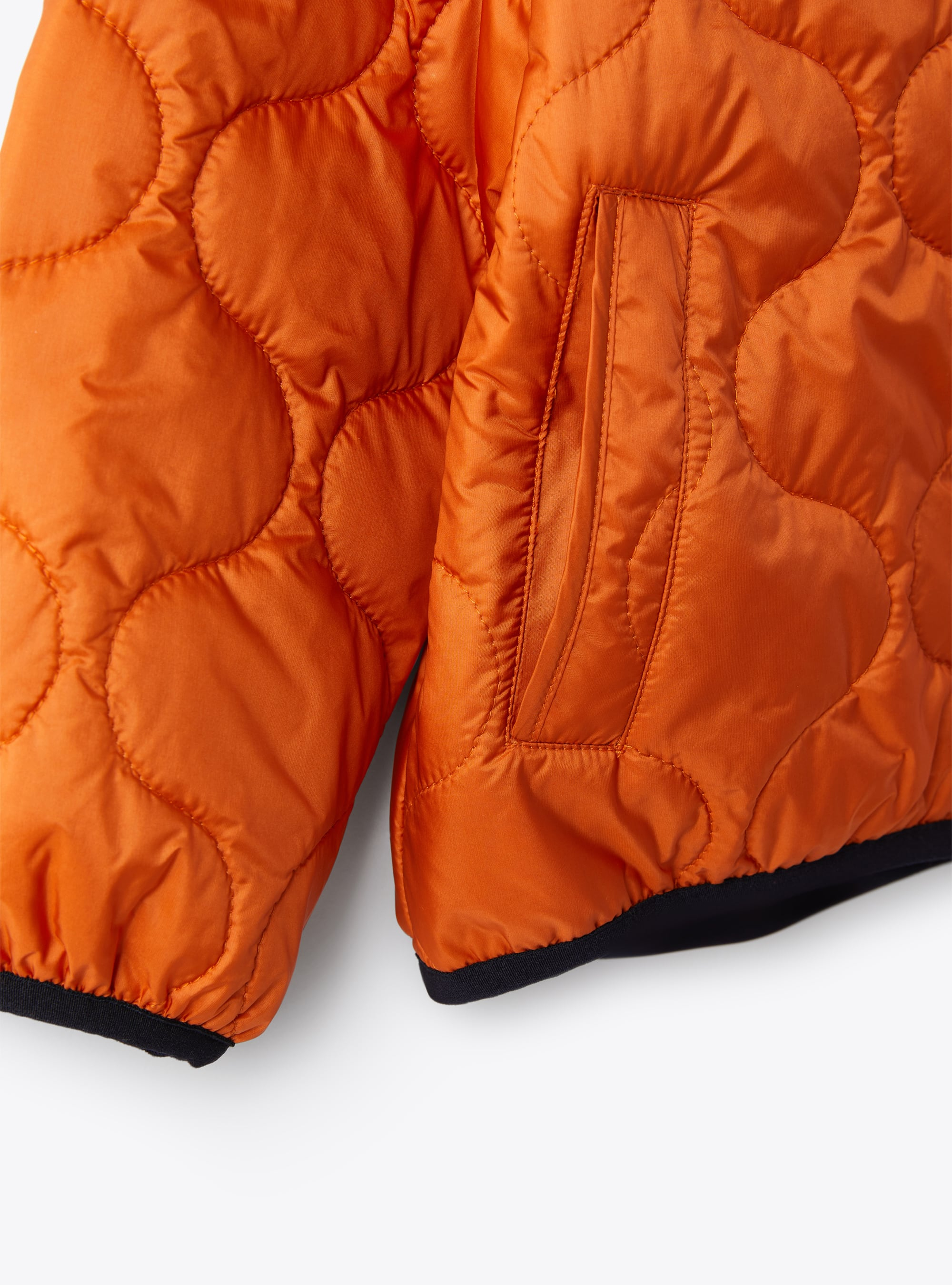 Orange jacket with eco-friendly padding - Orange | Il Gufo
