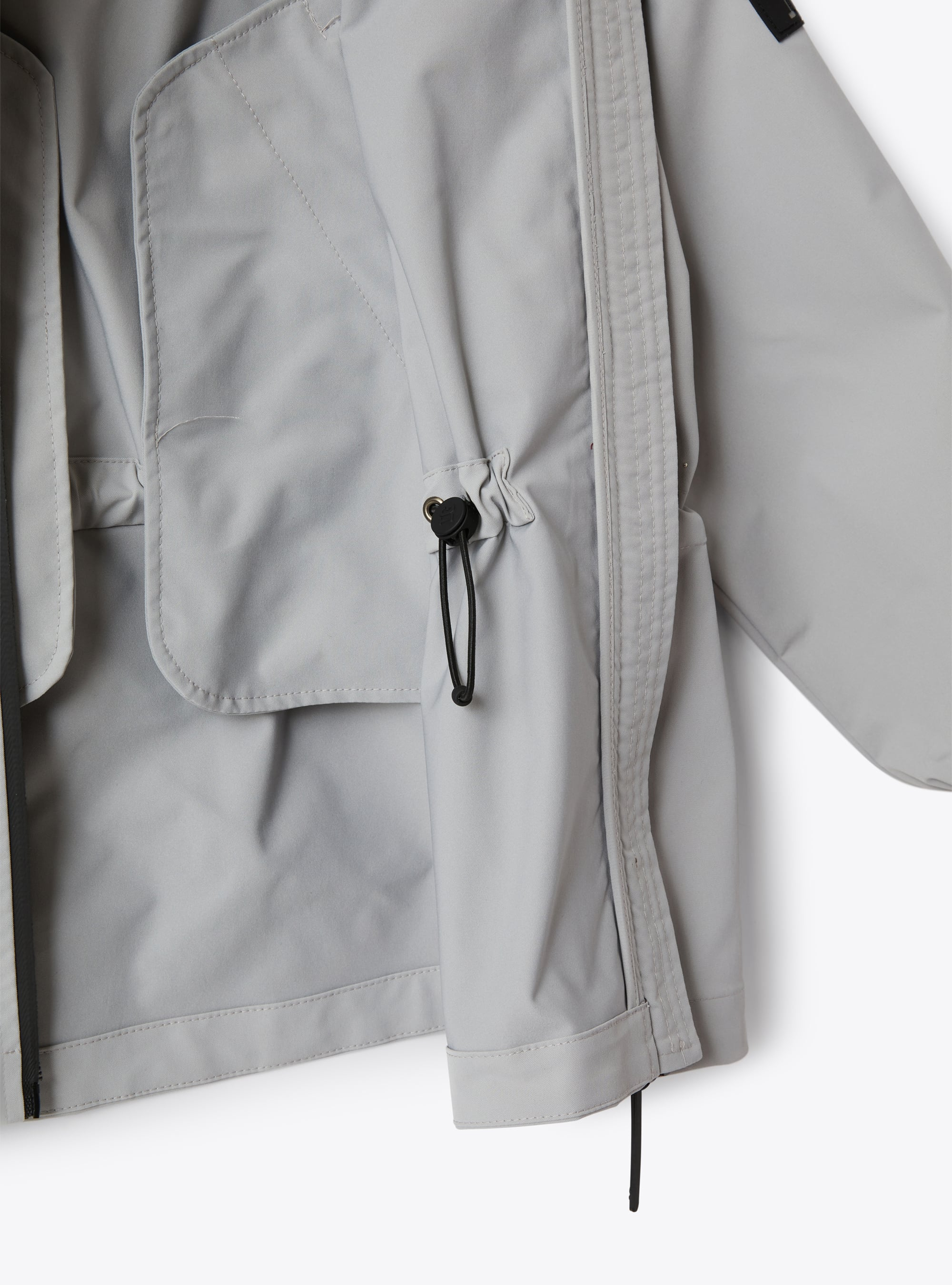 Zip-front jacket in hi-tech fabric - Grey | Il Gufo