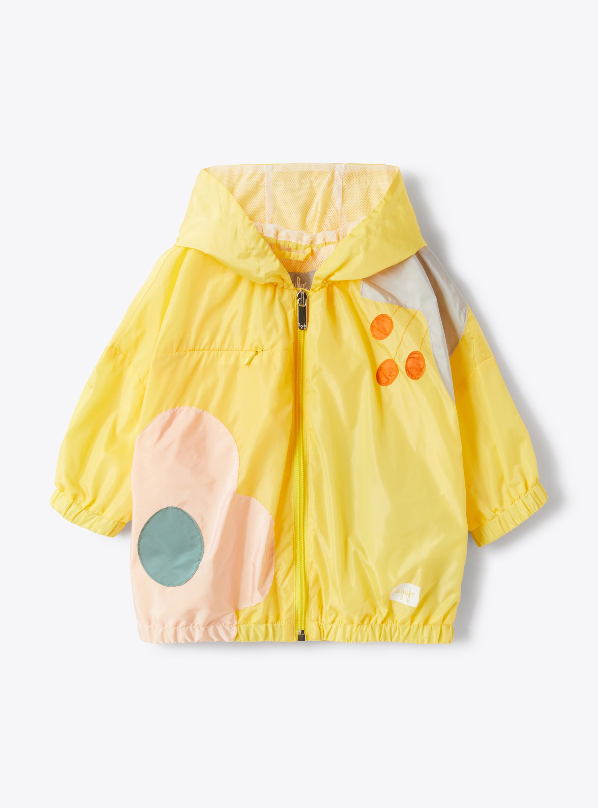 Куртка из нейлоновой тафты с цветами - куртки - Il Gufo