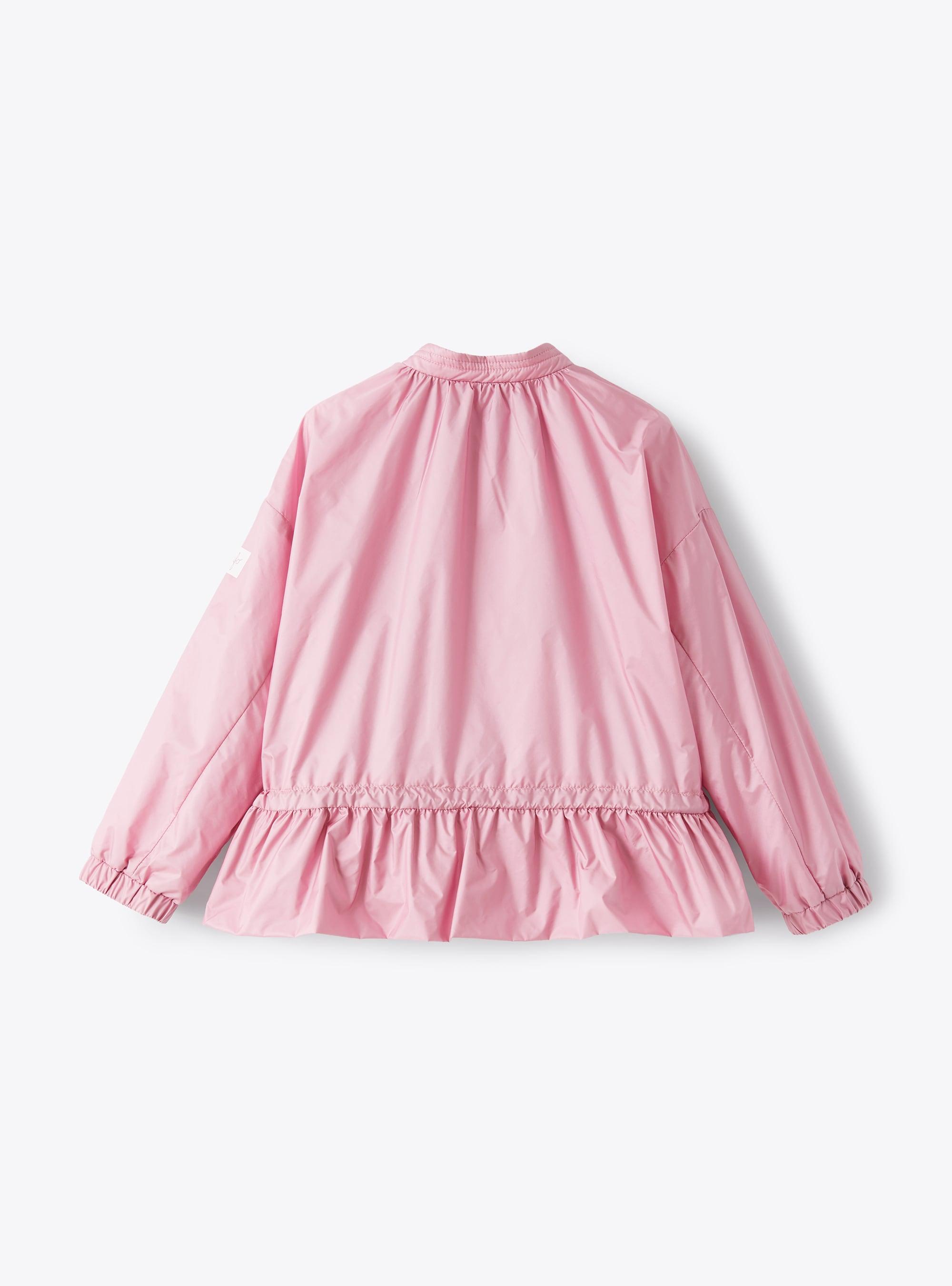 Jacket in pink nylon taffeta - Pink | Il Gufo