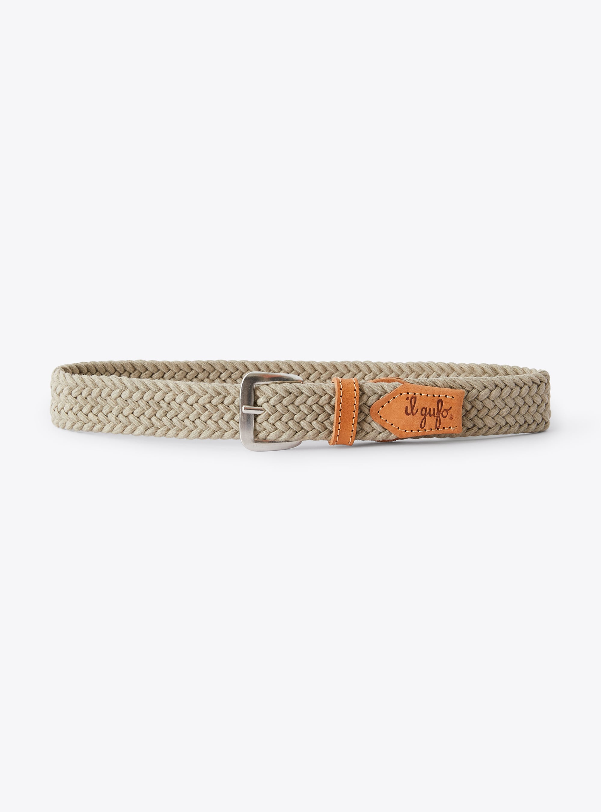 Braided belt in beige - Beige | Il Gufo