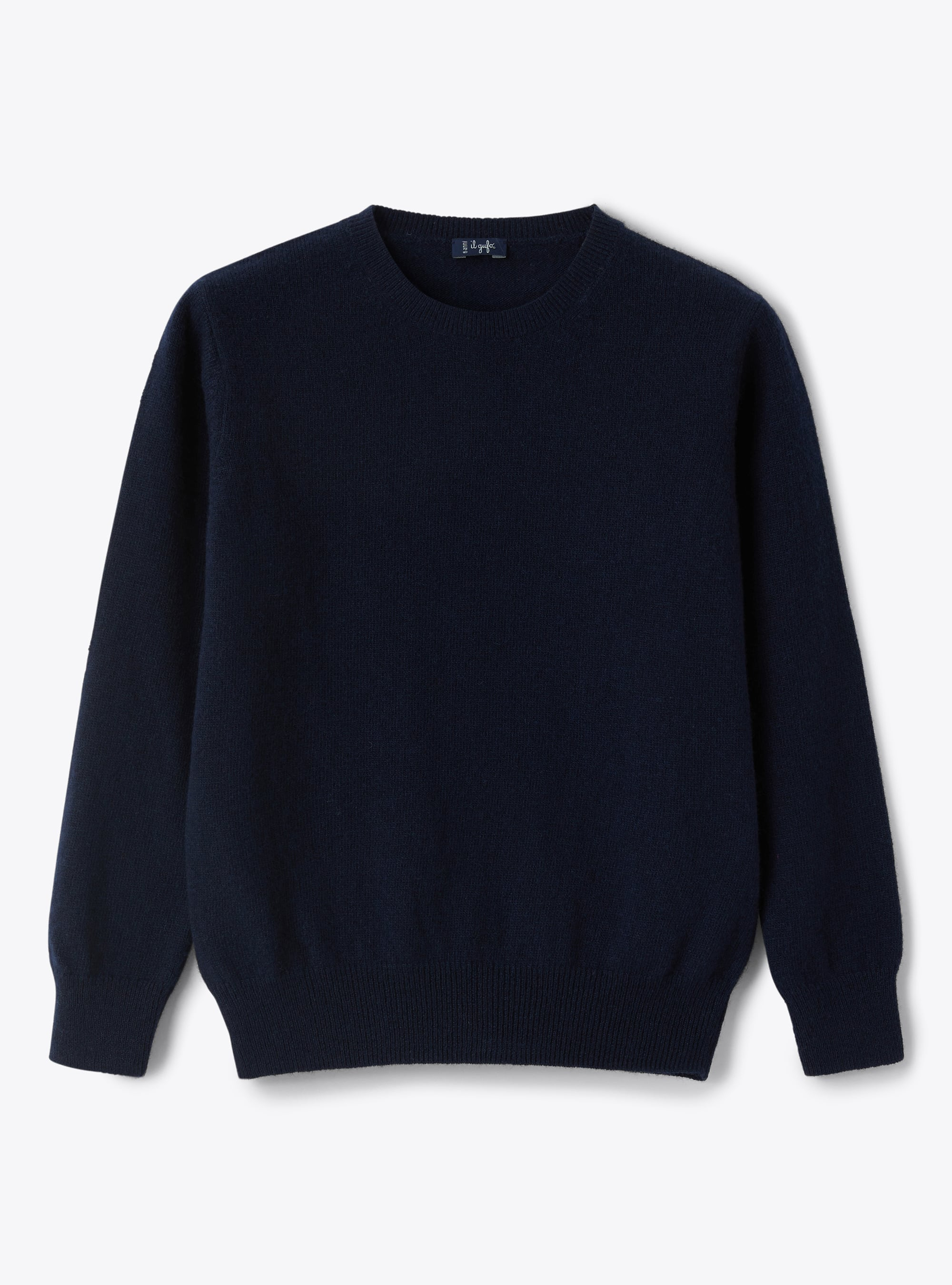 Sweater in organic blue cotton - Sweaters - Il Gufo