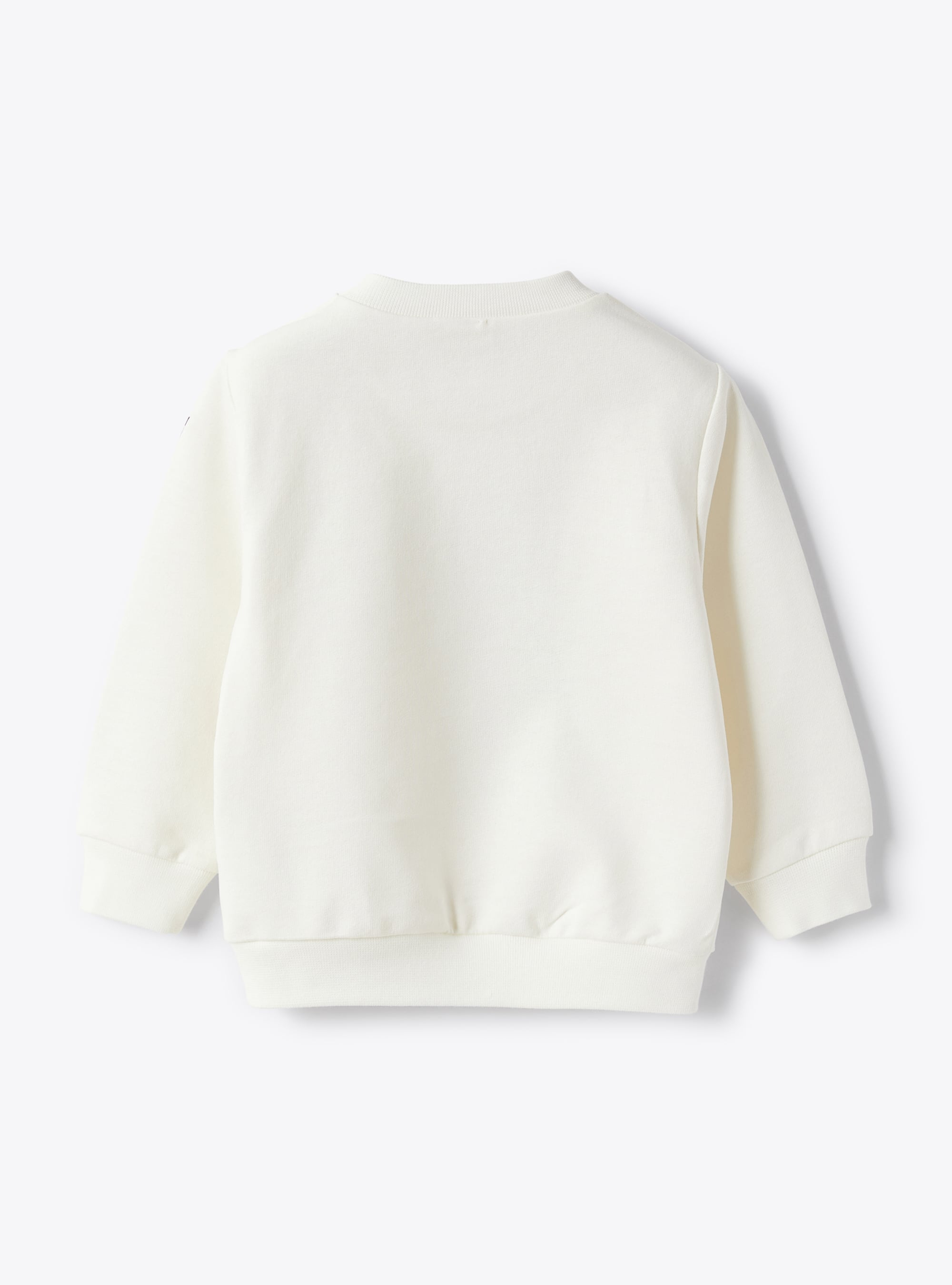 Baby boys’ sweatshirt with French bulldog embroidery - White | Il Gufo