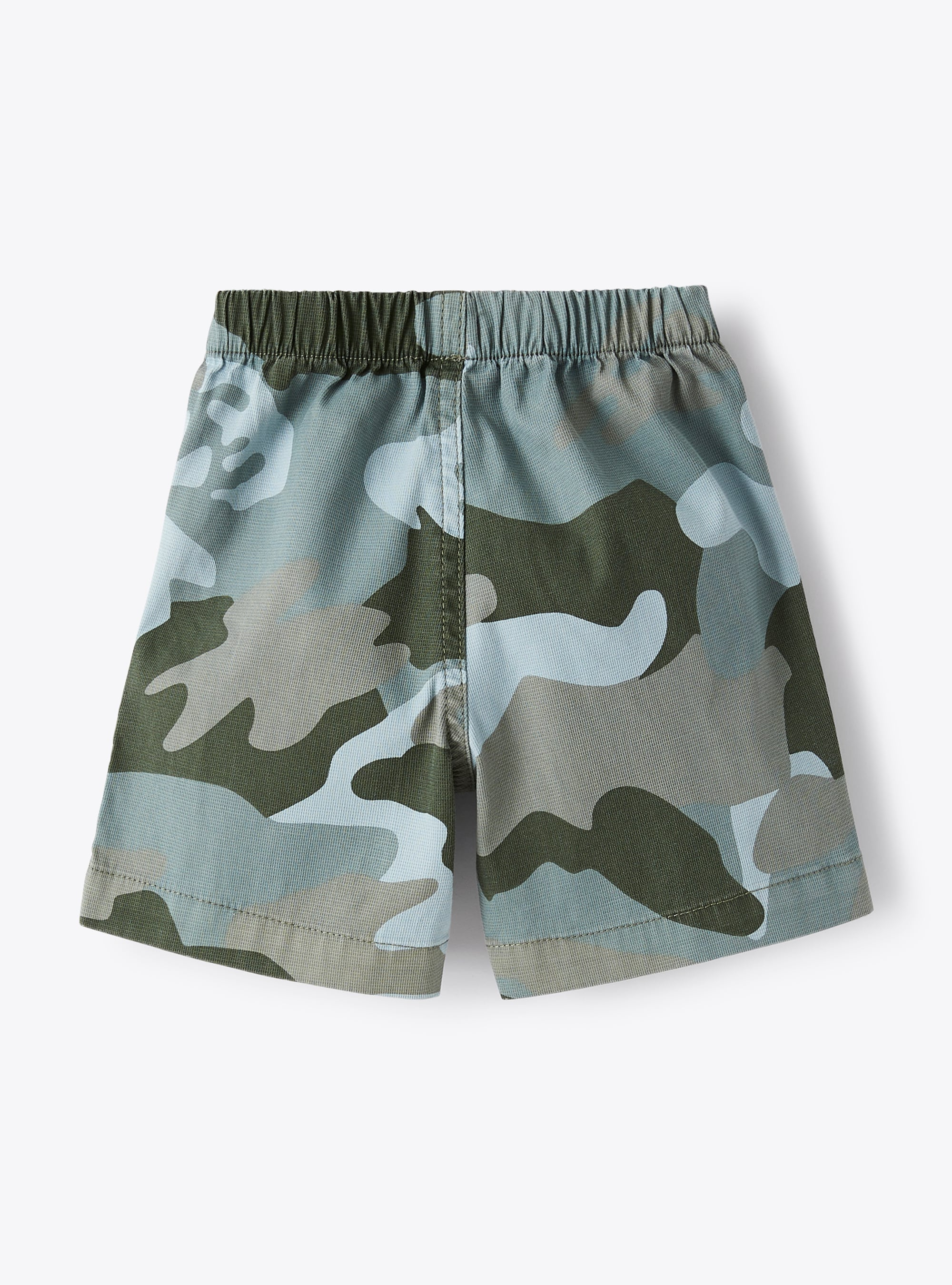 Bermuda shorts in a camouflage pattern - Light blue | Il Gufo