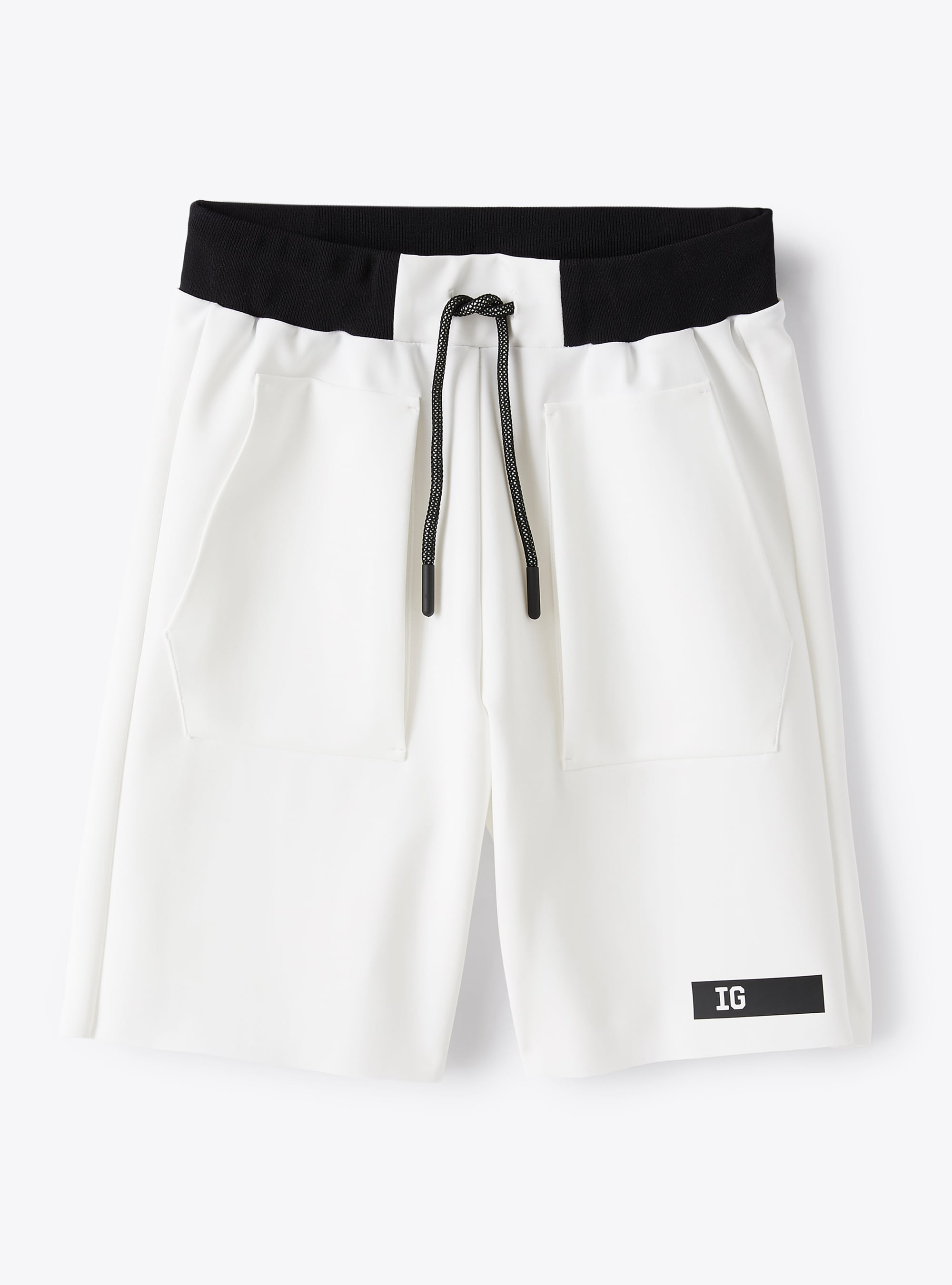 Bermuda shorts in white Sensitive® Fabrics material - Trousers - Il Gufo