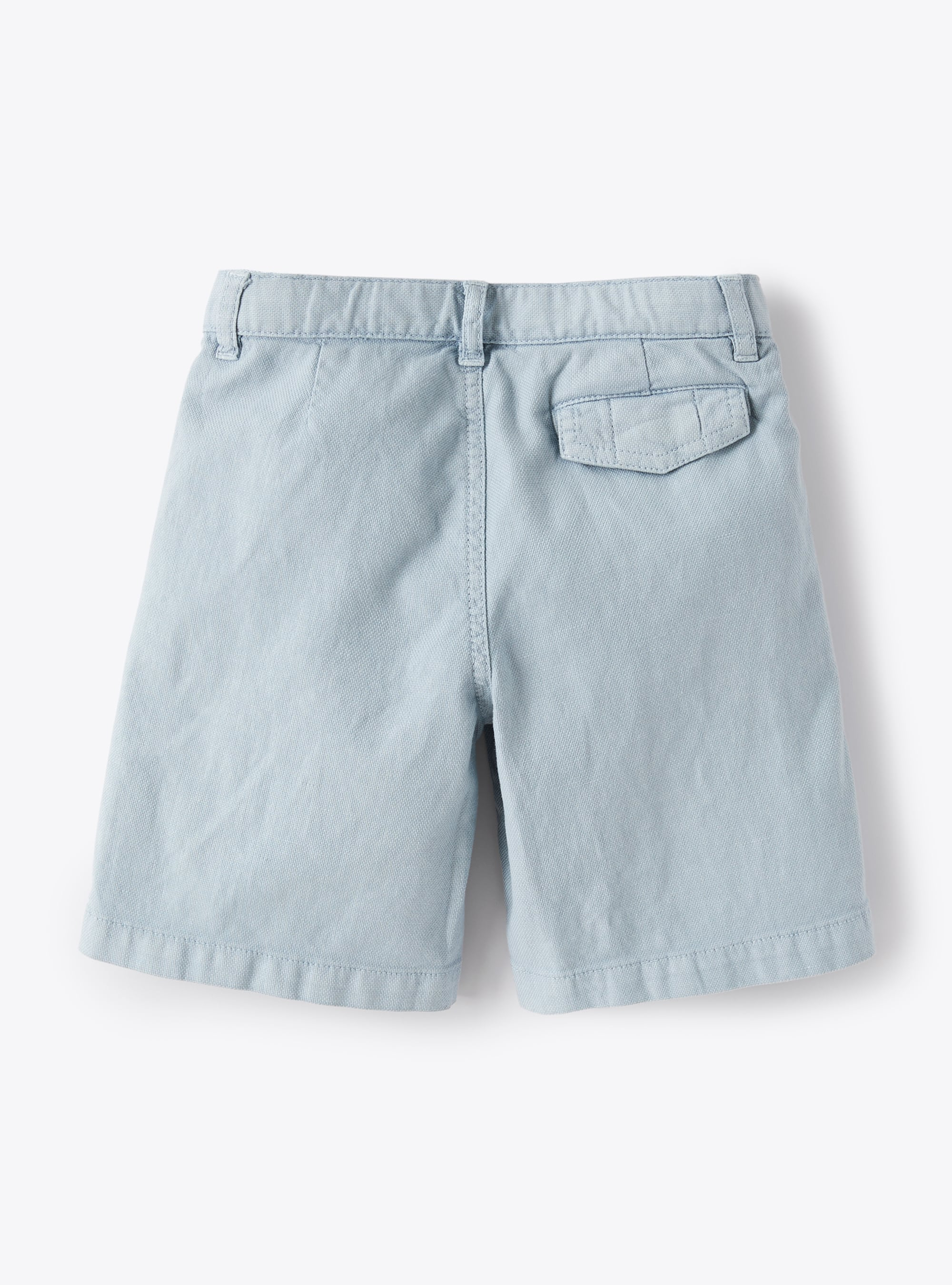 Bermuda shorts in light-blue canvas - Light blue | Il Gufo