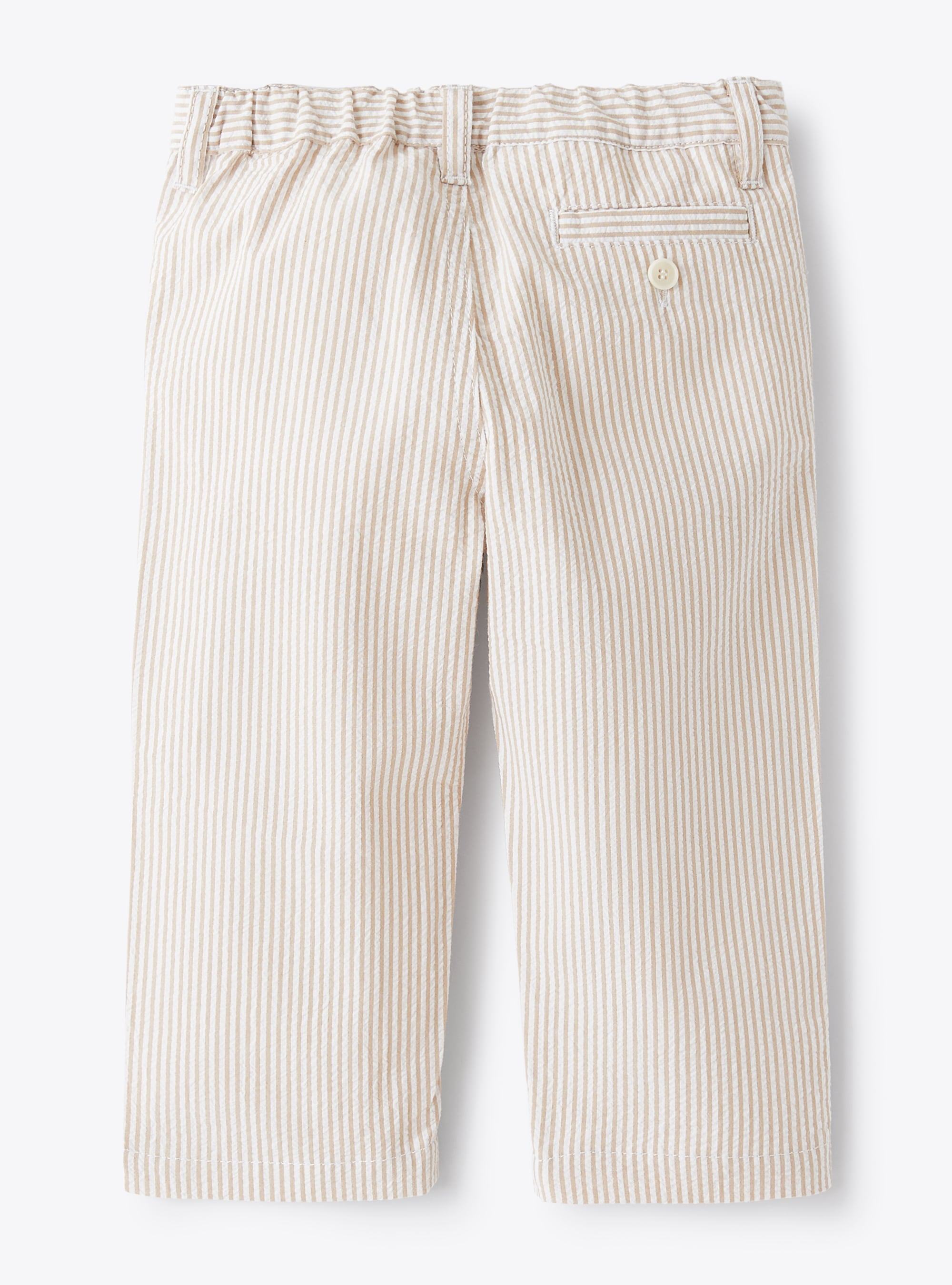Pantaloni in seersucker beige - Beige | Il Gufo