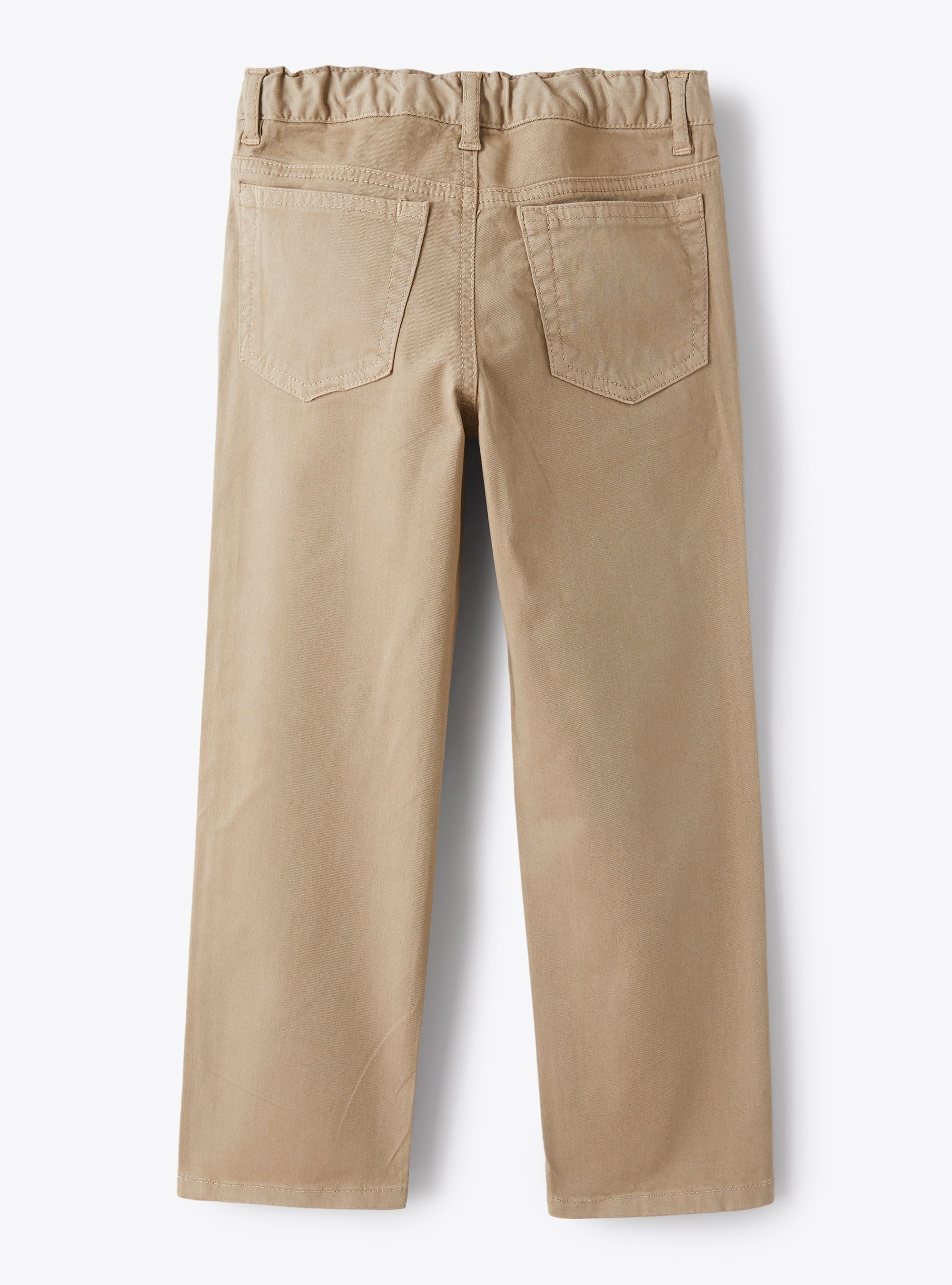 Trousers in beige gabardine - Beige | Il Gufo