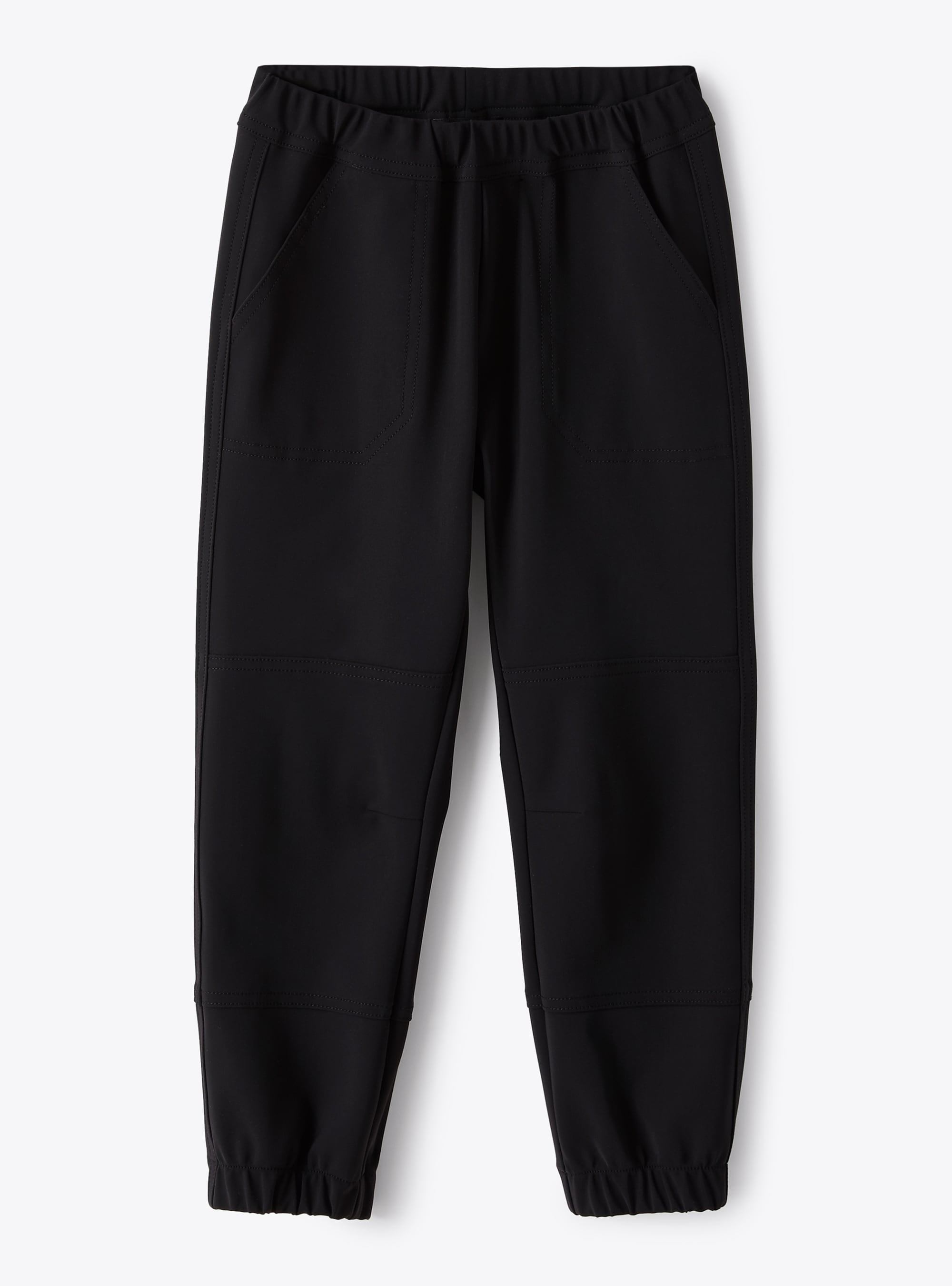 Joggers in black Sensitive® Fabrics material - Trousers - Il Gufo