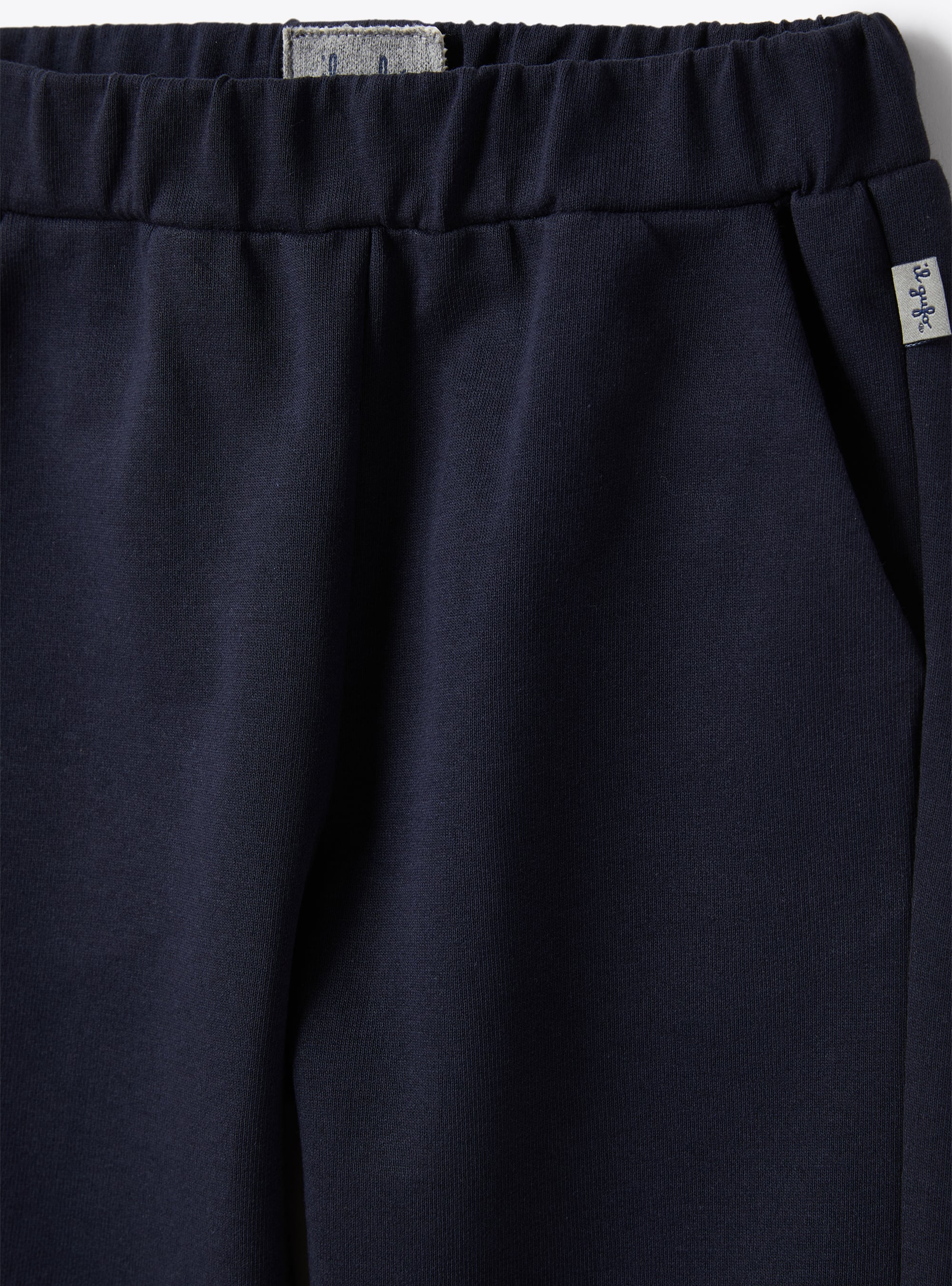Pantalon de jogging en molleton bleu - Bleu | Il Gufo