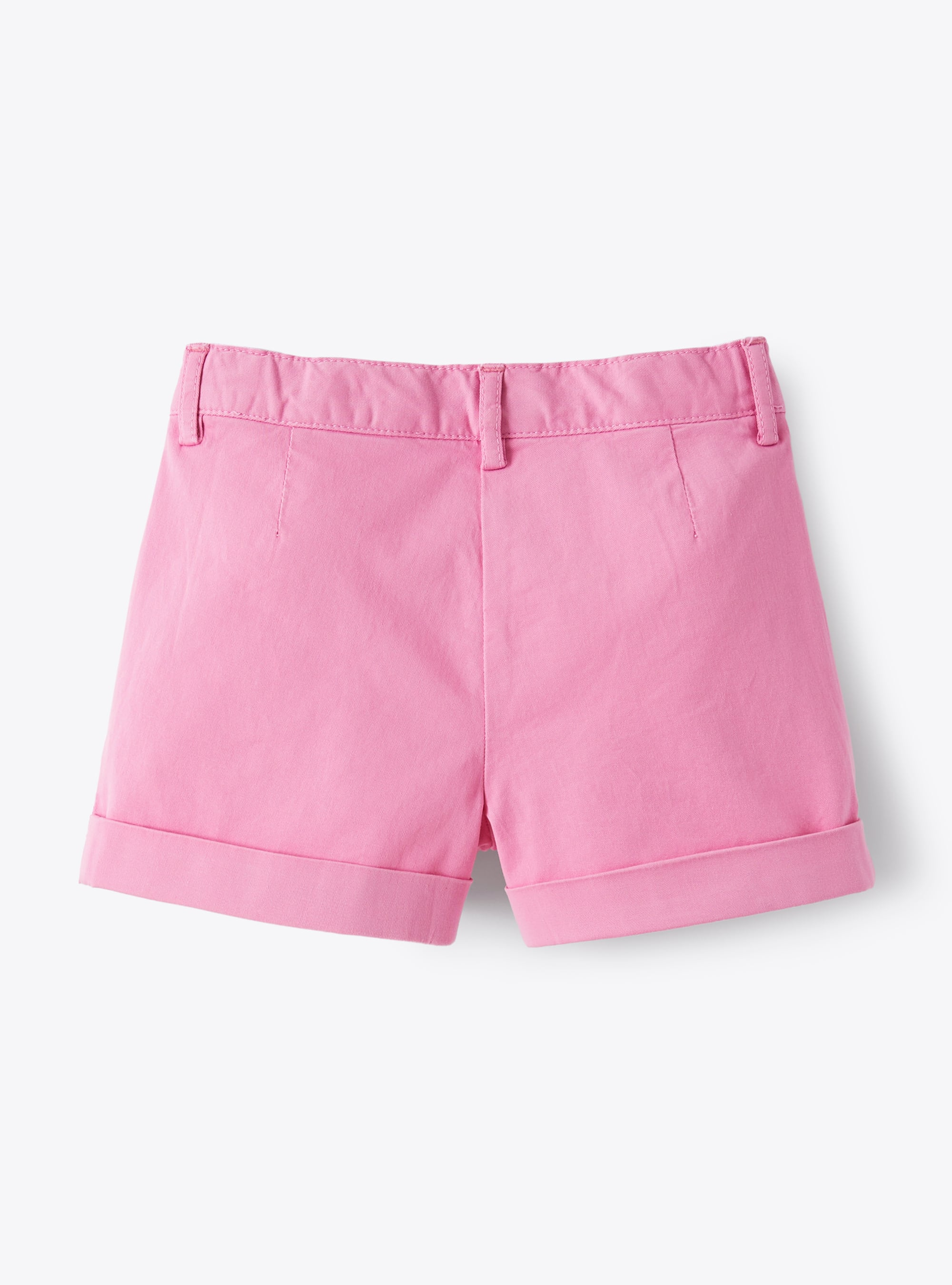 Bermuda shorts in pink cotton gabardine - Pink | Il Gufo