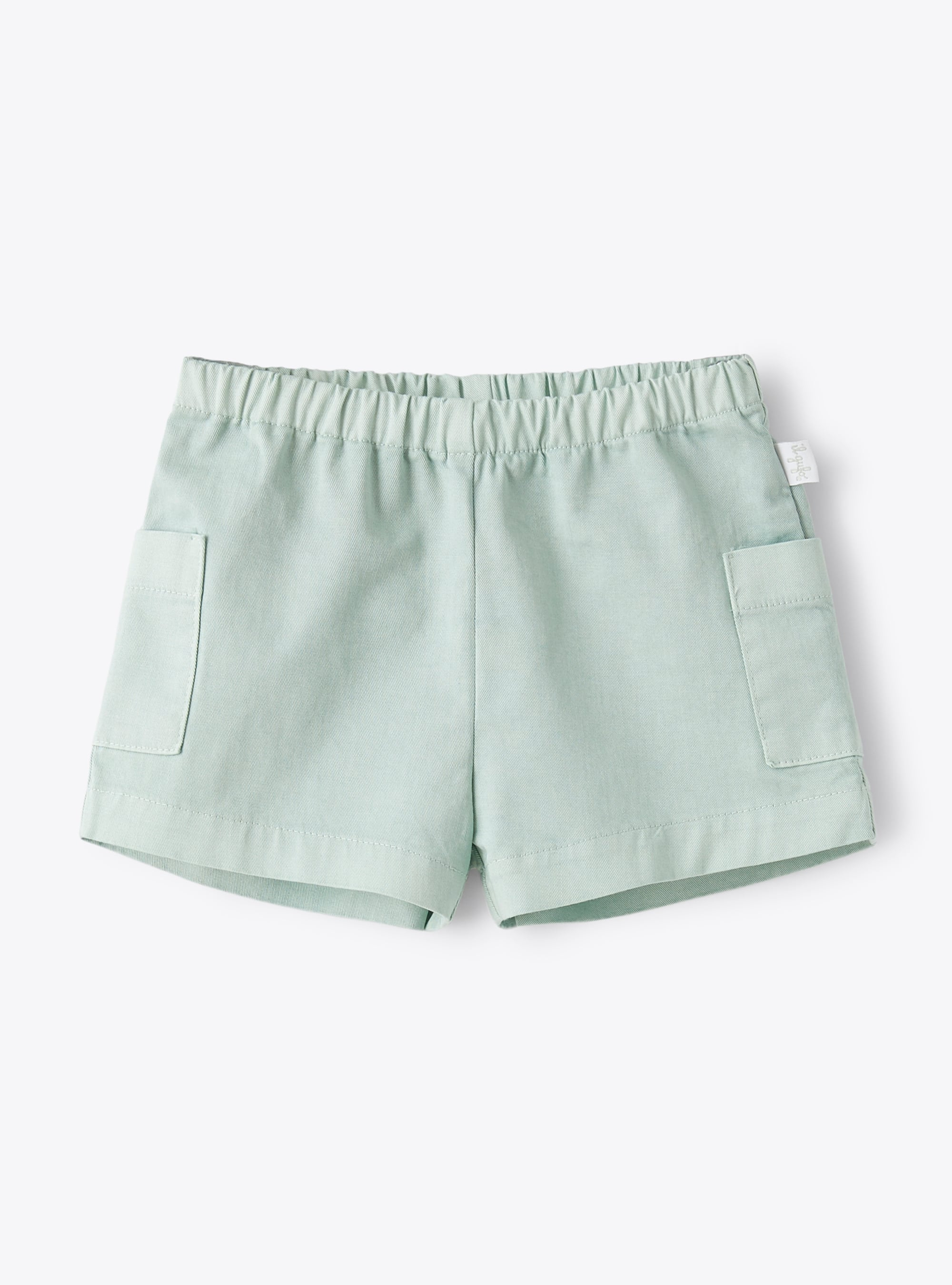 Shorts in green gabardine - Green | Il Gufo