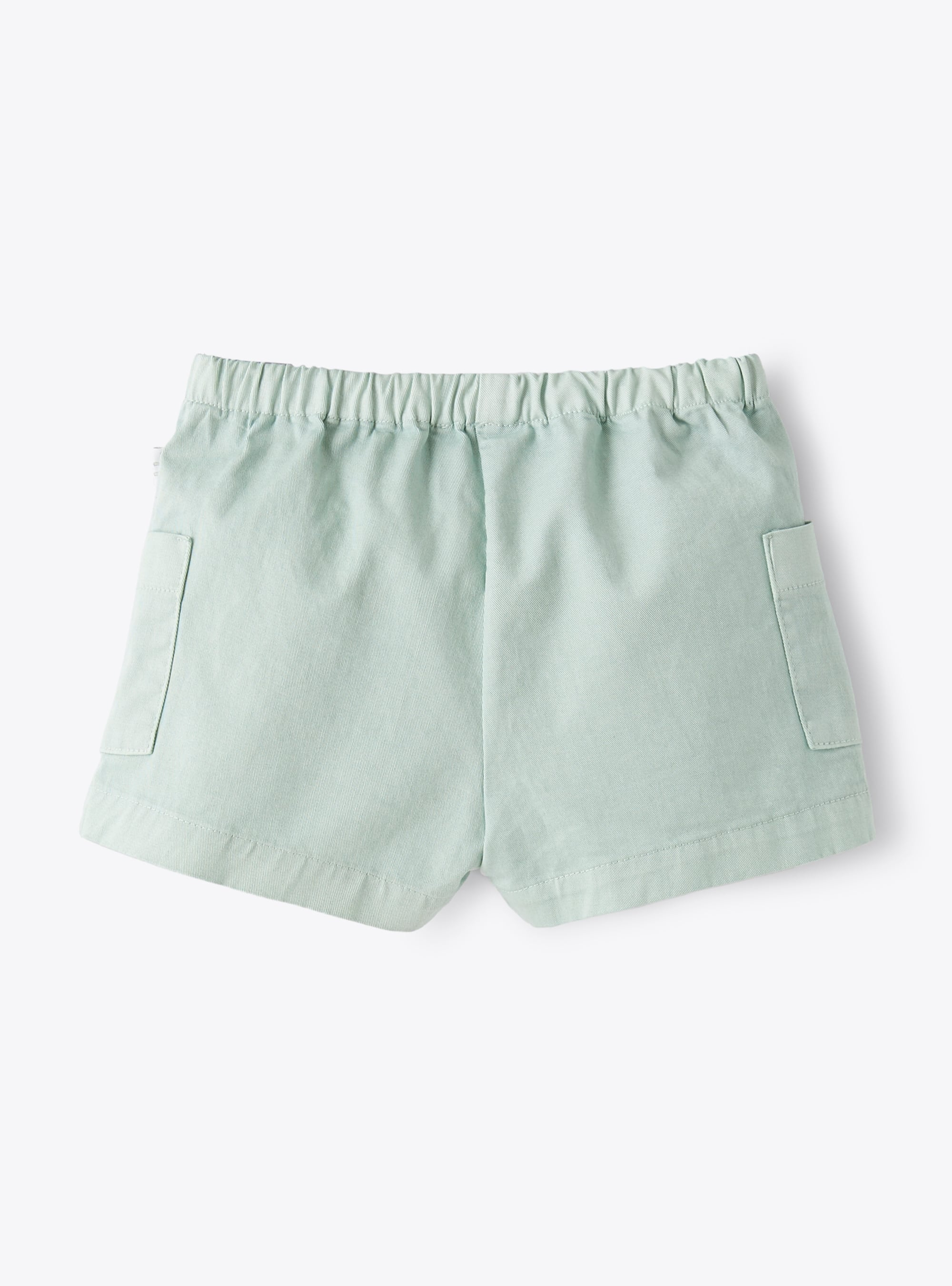 Short en gabardine vert - Vert | Il Gufo