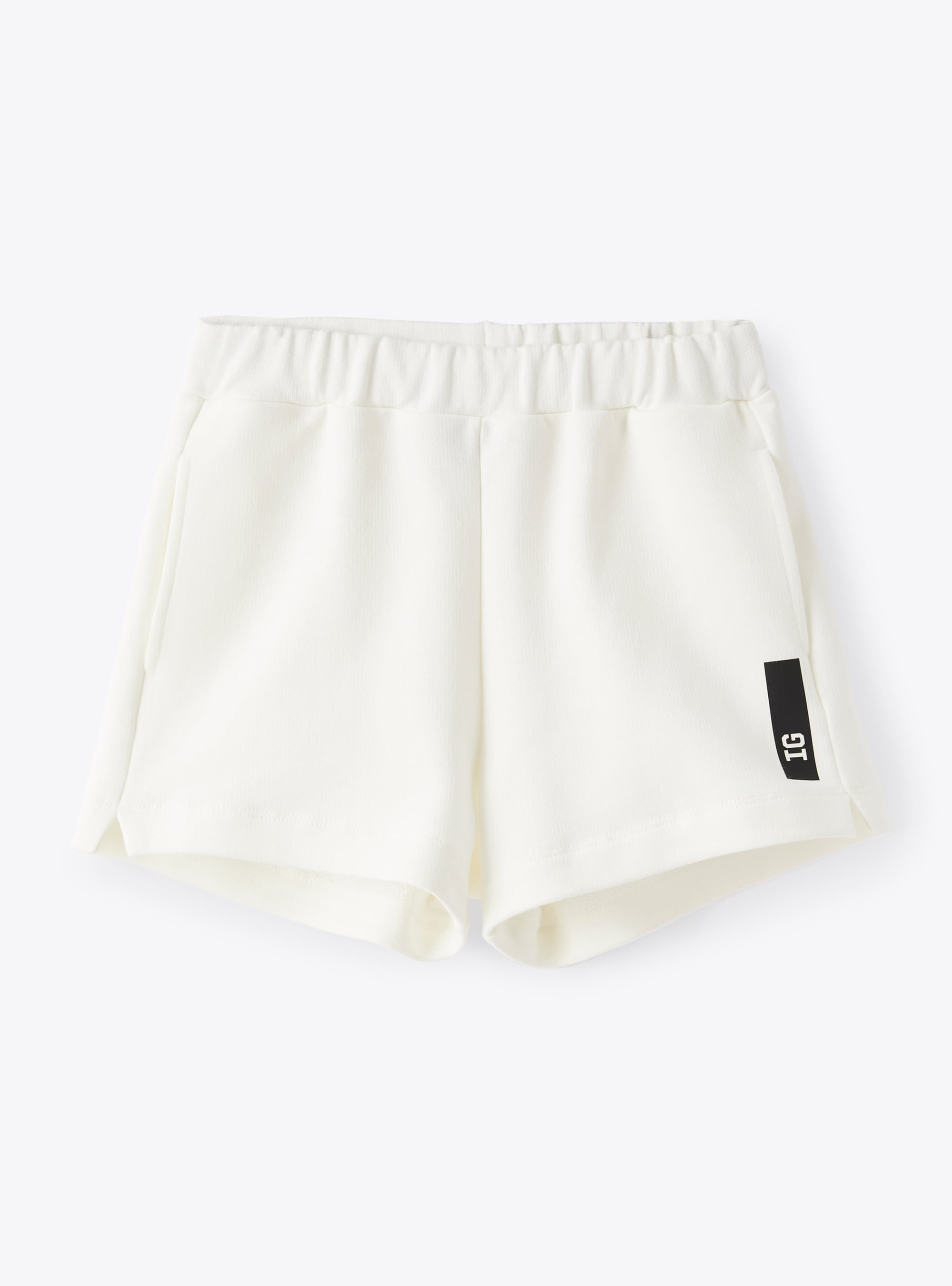 Shorts aus weißem Sweatstoff - Hosen - Il Gufo