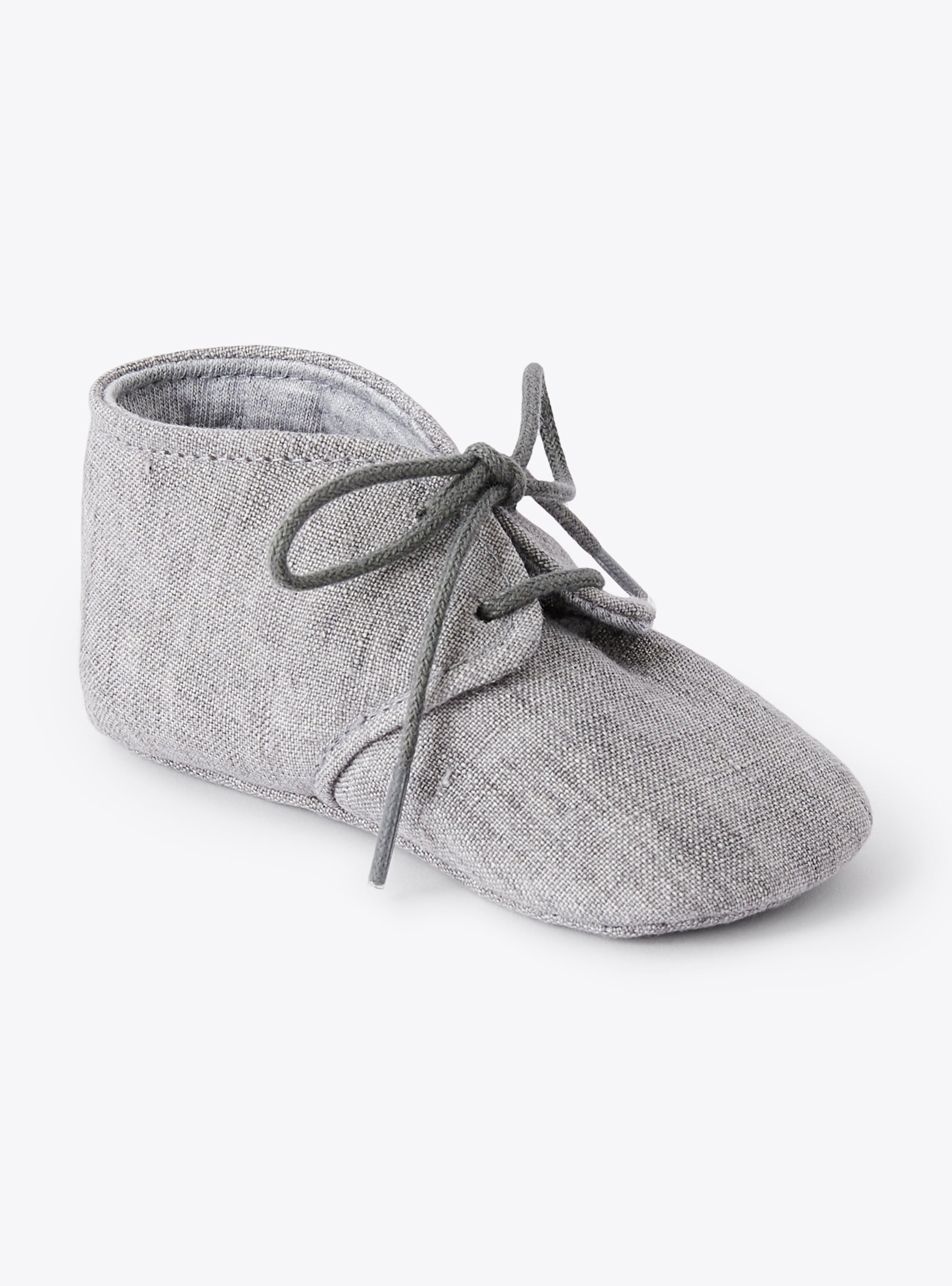 Scarpine neonato in lino - Shoes - Il Gufo
