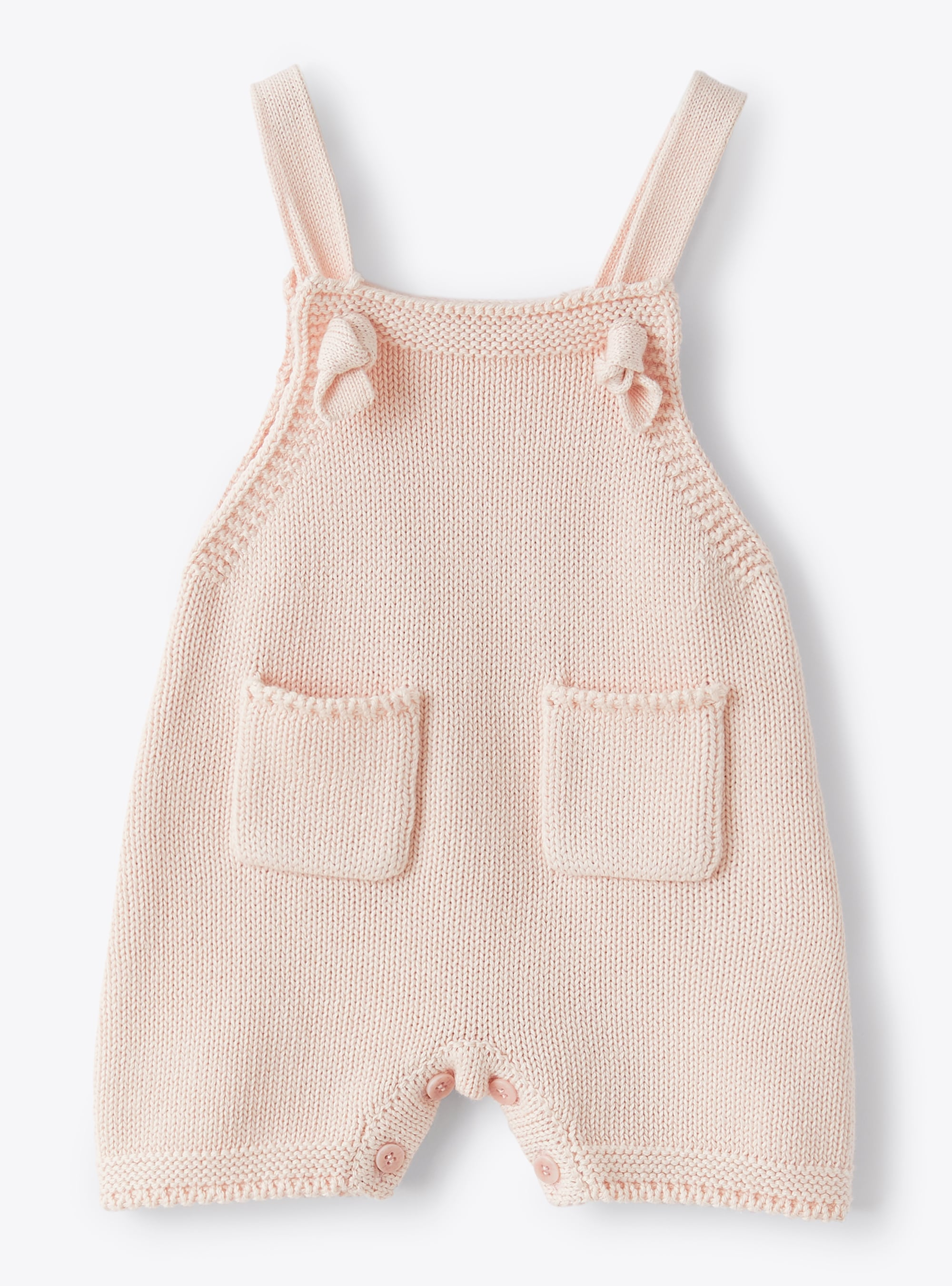 Tricot-knit dungarees in organic cotton - Trousers - Il Gufo