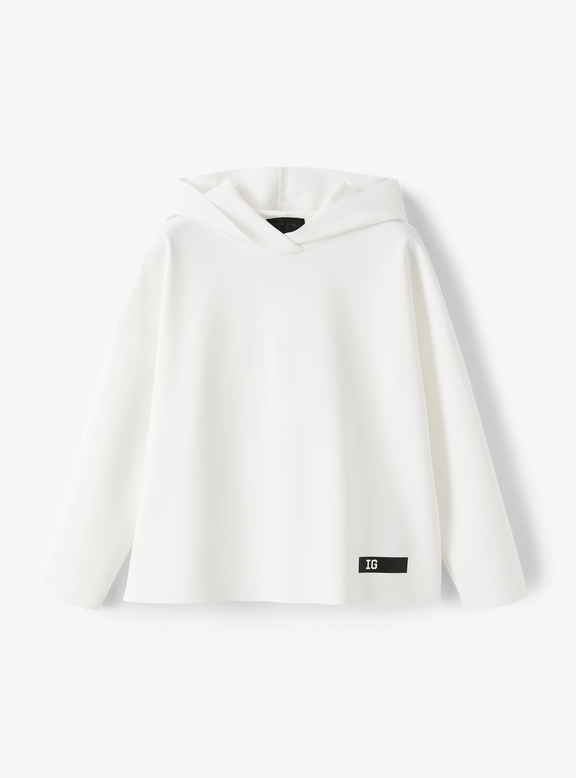 White top in Sensitive® Fabrics material - White | Il Gufo