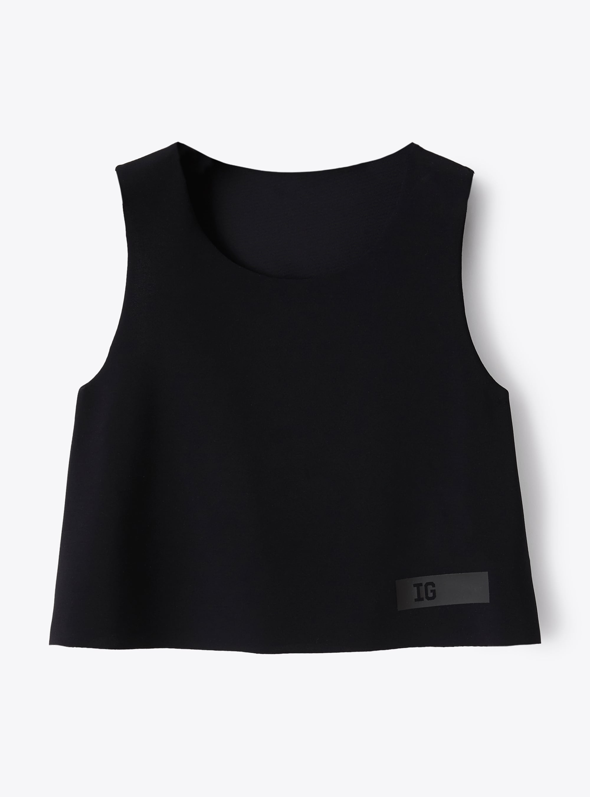 IG black tank top - T-shirts - Il Gufo