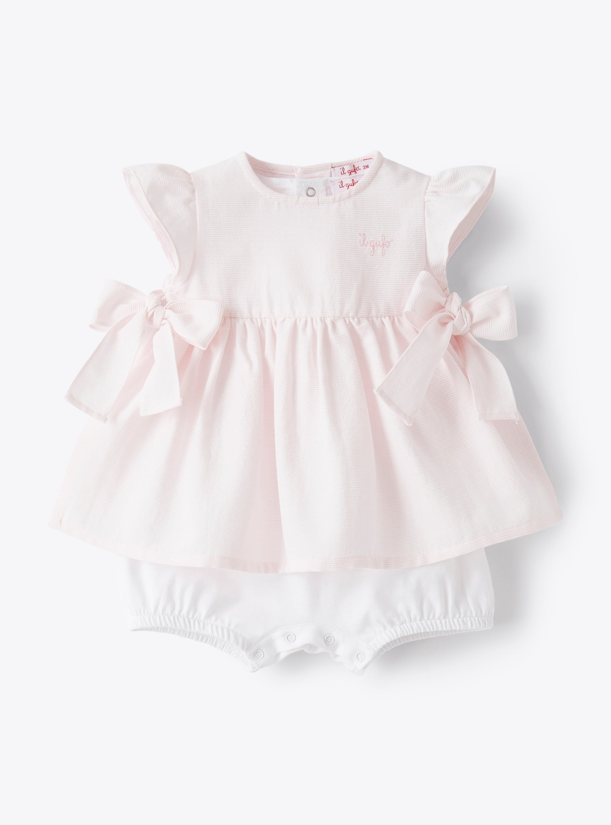 Playsuit with ottoman detailing - Babygrows - Il Gufo