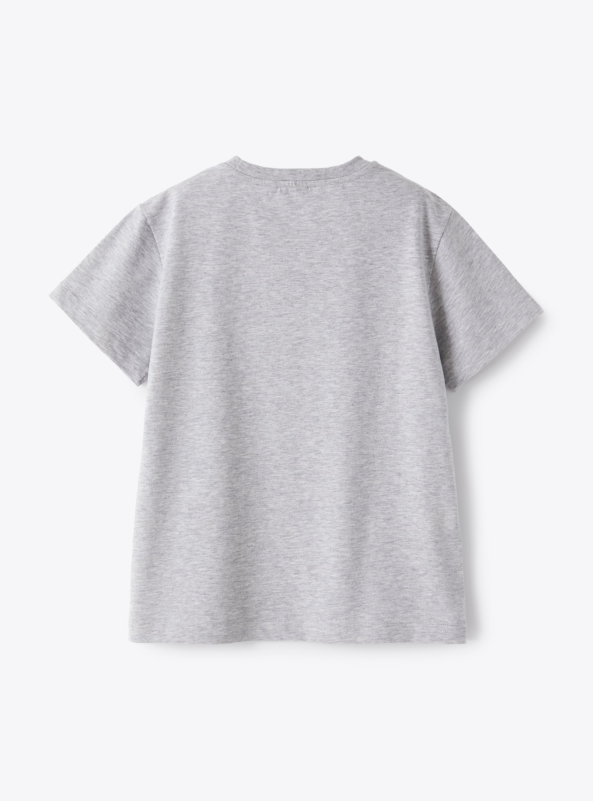 Jersey t-shirt with quad bike print in grey - Grey | Il Gufo