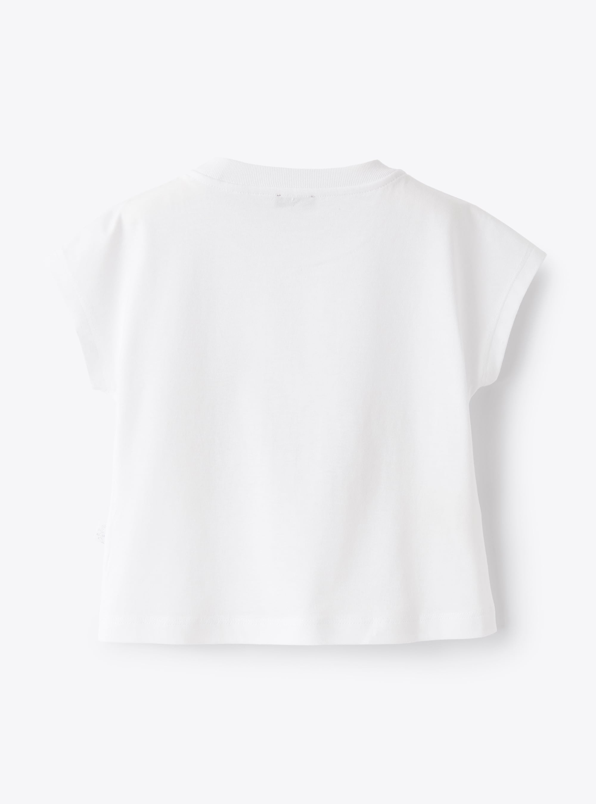 Weißes T-Shirt mit aufgedruckter Landschaft - Weiss | Il Gufo