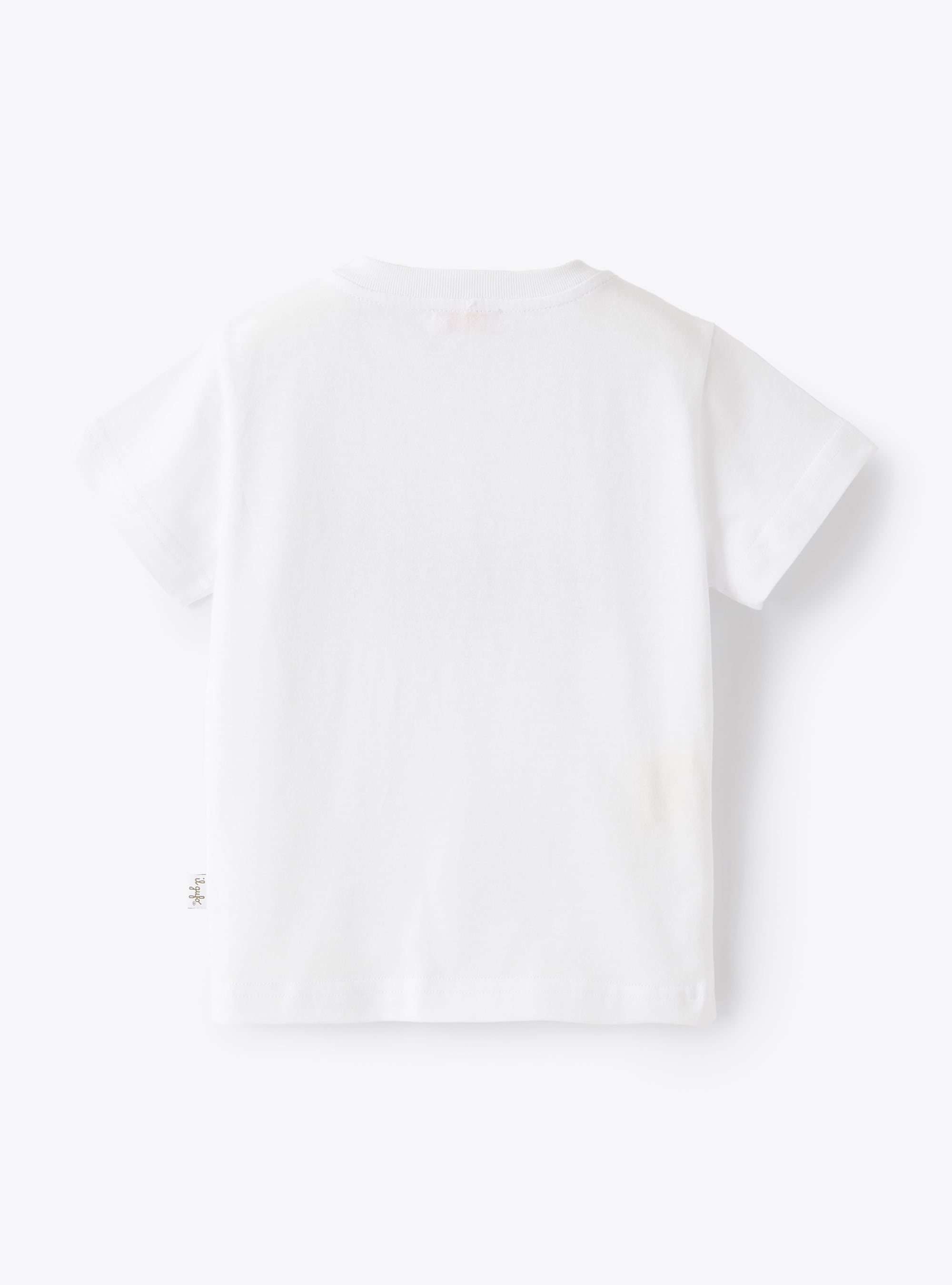 Baby boys’ t-shirt with crocodile print - White | Il Gufo