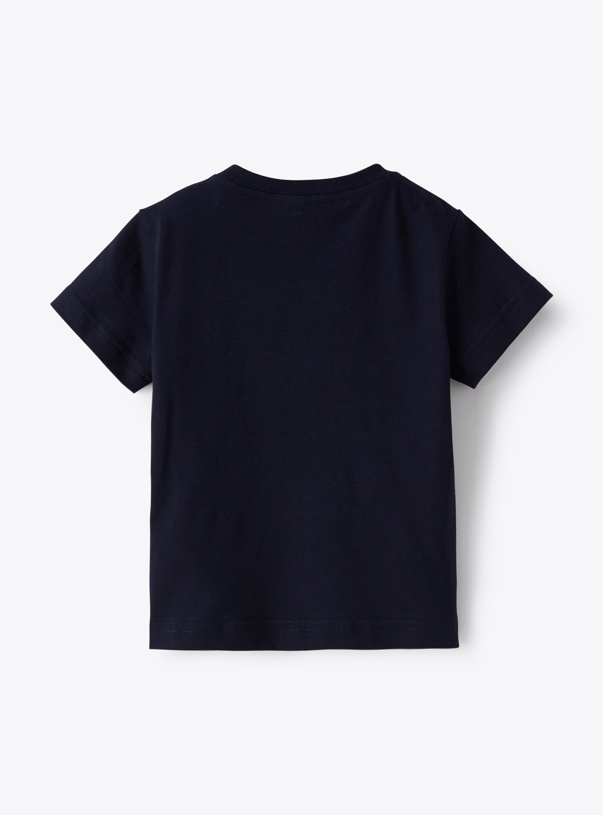 Baby boys’ t-shirt with bulldog print - Blue | Il Gufo