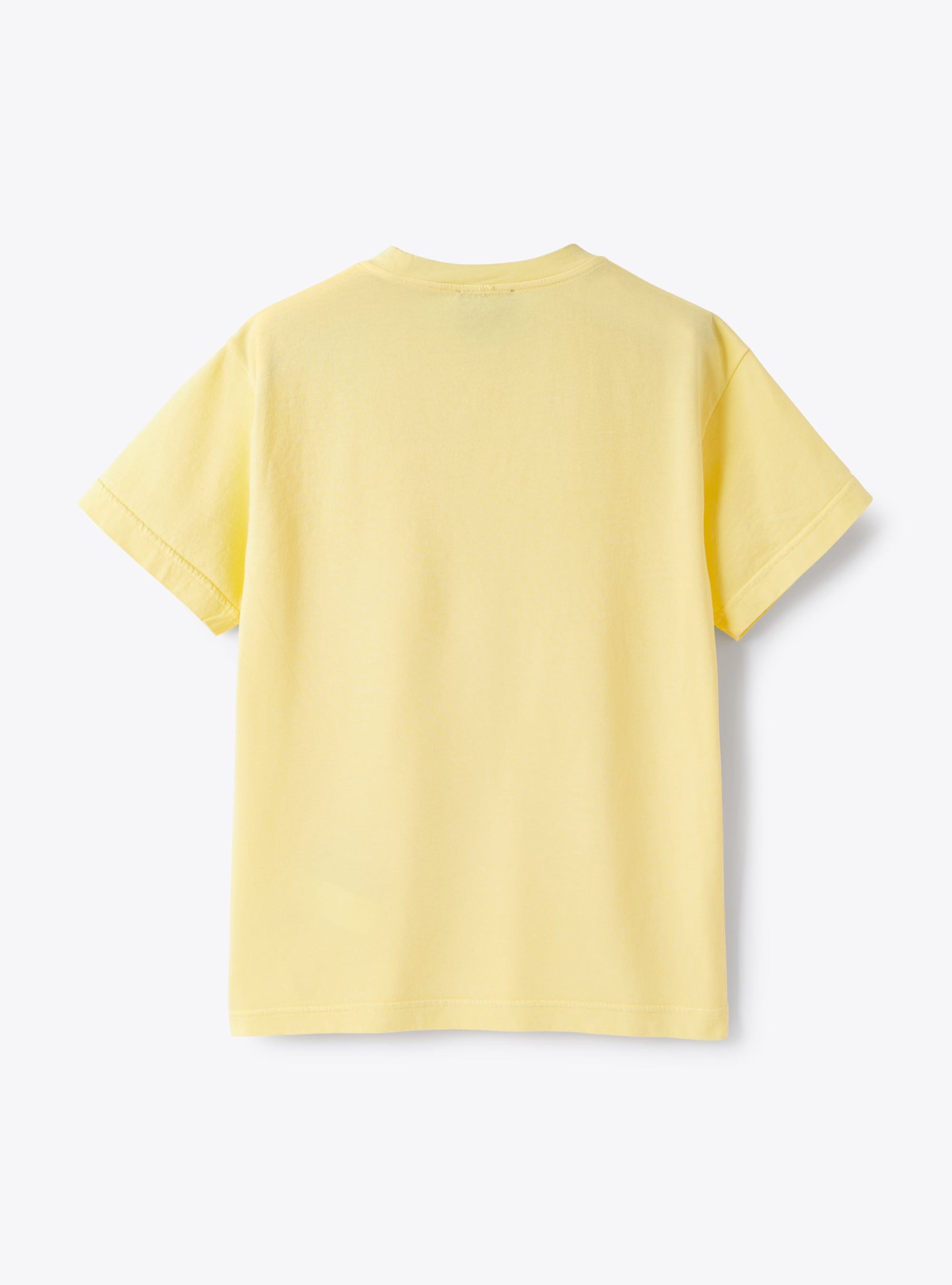 T-shirt in cotone organico - Giallo | Il Gufo