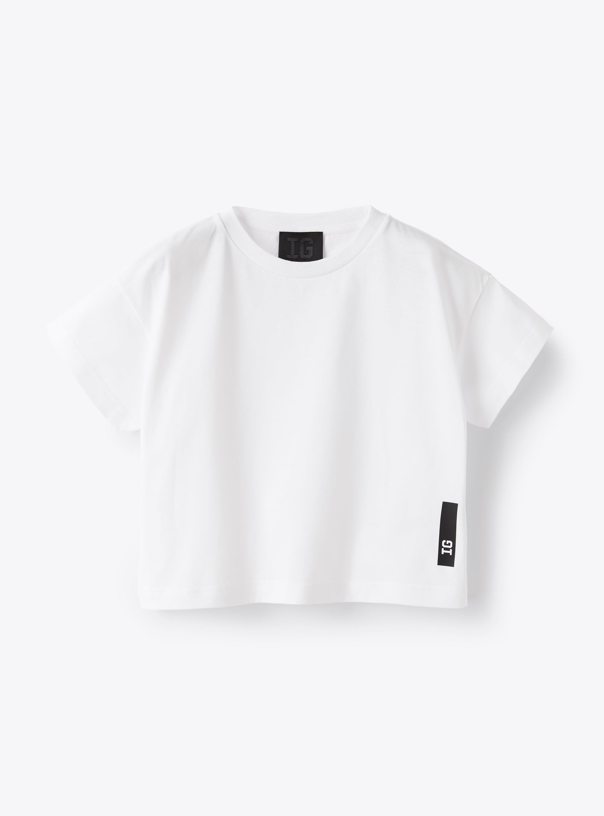 T-shirt a manica corta in jersey - Bianco | Il Gufo