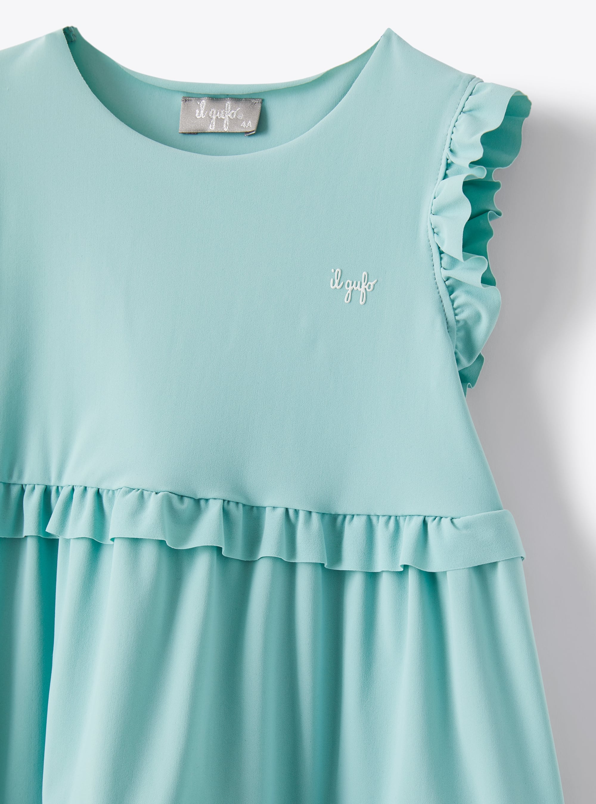 Dress in green Sensitive® Fabrics material - Green | Il Gufo