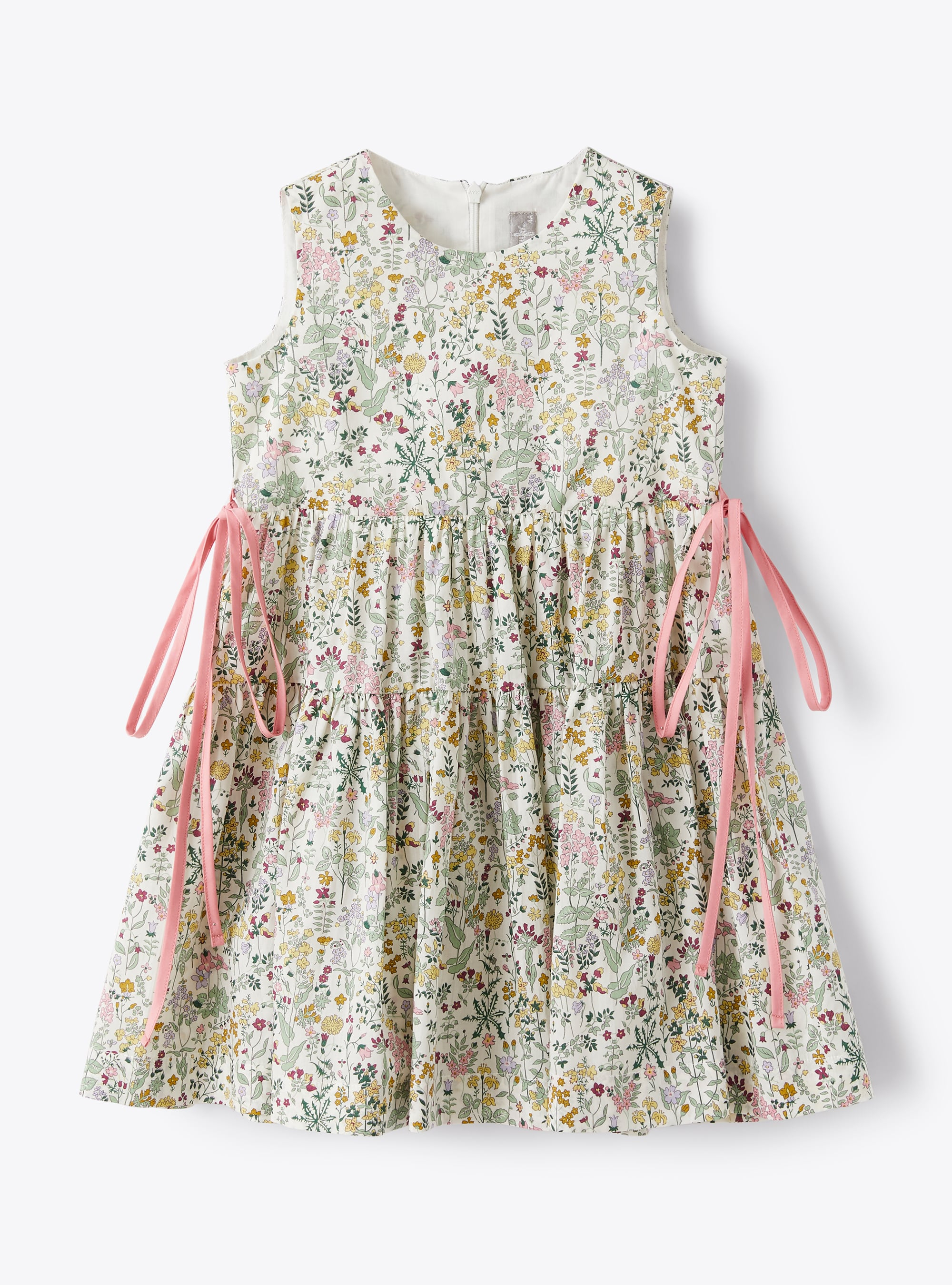 Sleeveless dress in Liberty Fabrics cotton - Dresses - Il Gufo