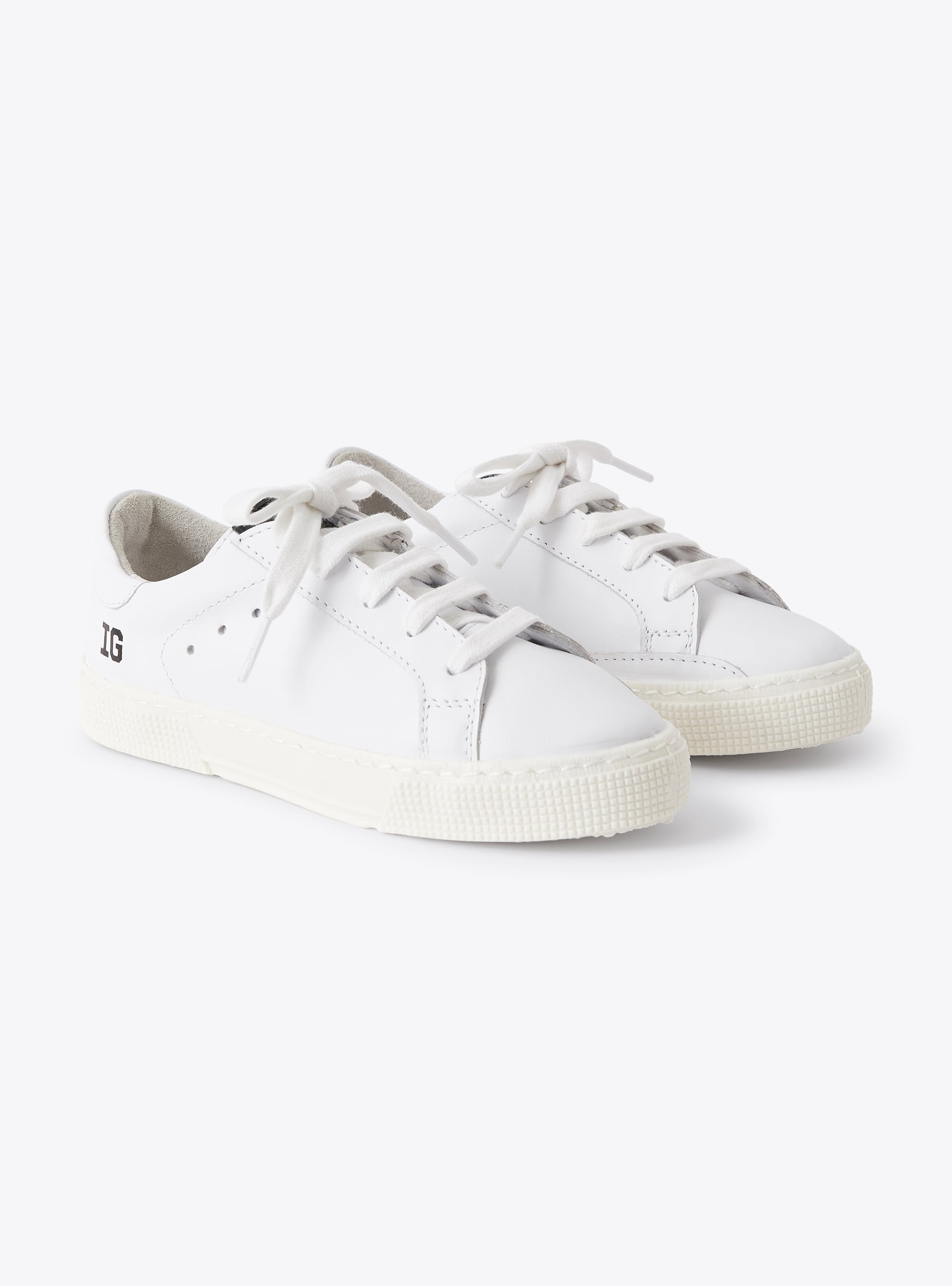 Sneakers aus weißem Leder - Schuhe - Il Gufo