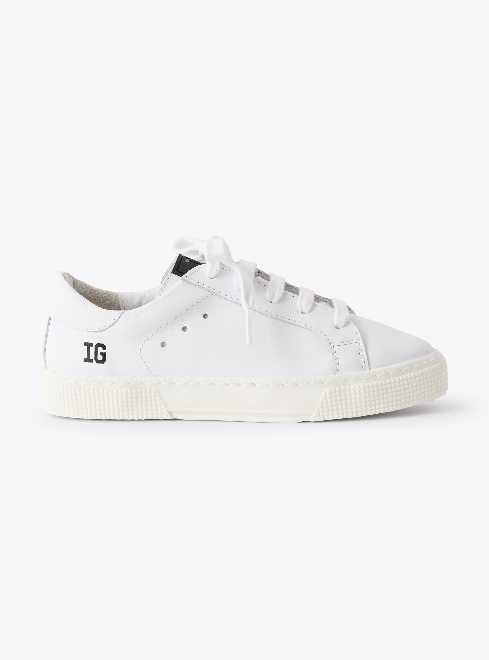 White-leather sneaker - White | Il Gufo