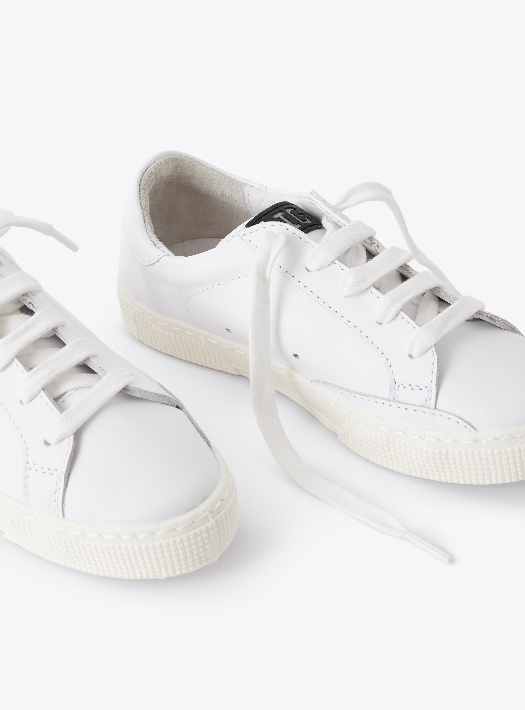 White-leather sneaker - White | Il Gufo
