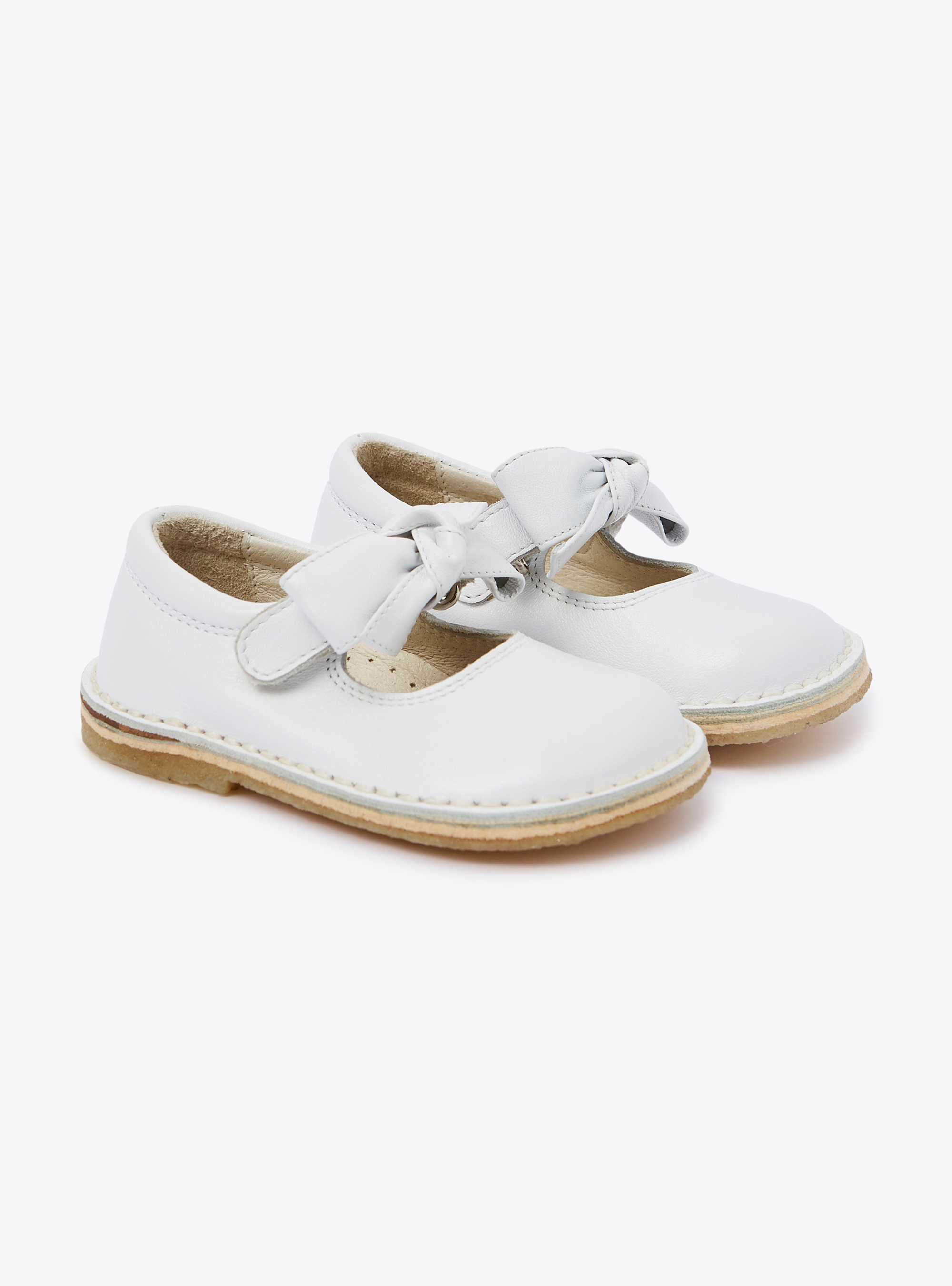 Ballerina baby con fiocco bianco - Shoes - Il Gufo