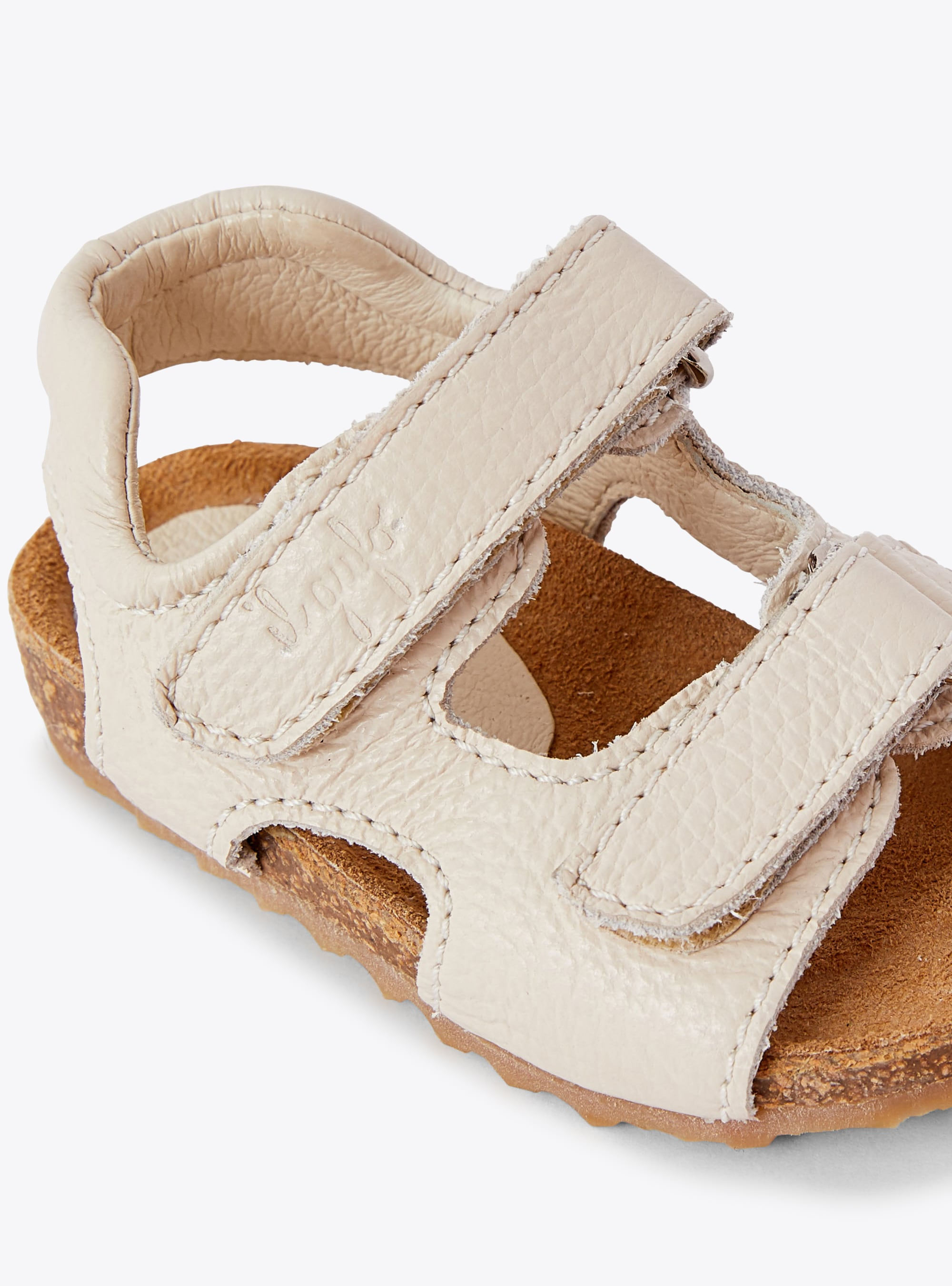 Sandaletto baby con velcro beige - Beige | Il Gufo