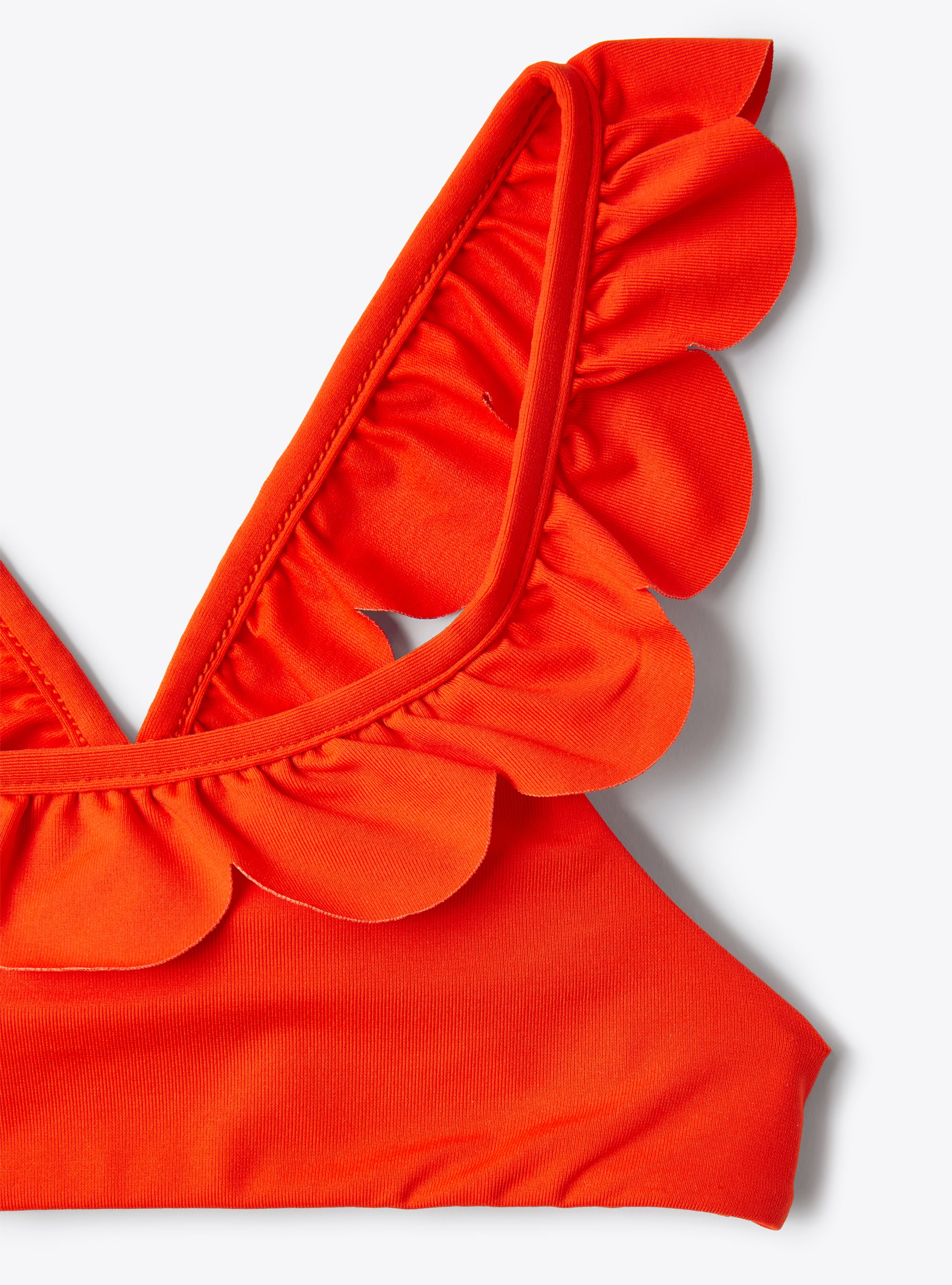 Two-piece swimsuit in orange lycra - Orange | Il Gufo